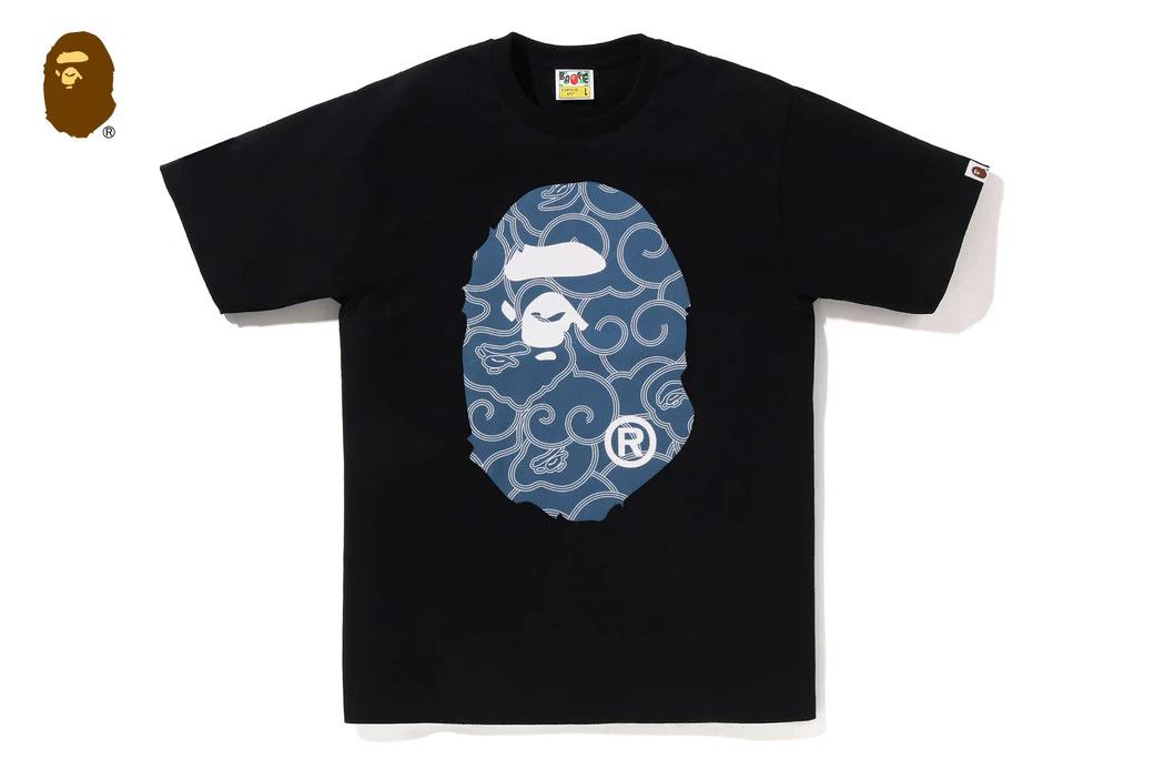 Bape JAPANESE CLOUD CAMO BIG APE HEAD TEE MENS Size US XL / EU 56 / 4 - 1 Thumbnail