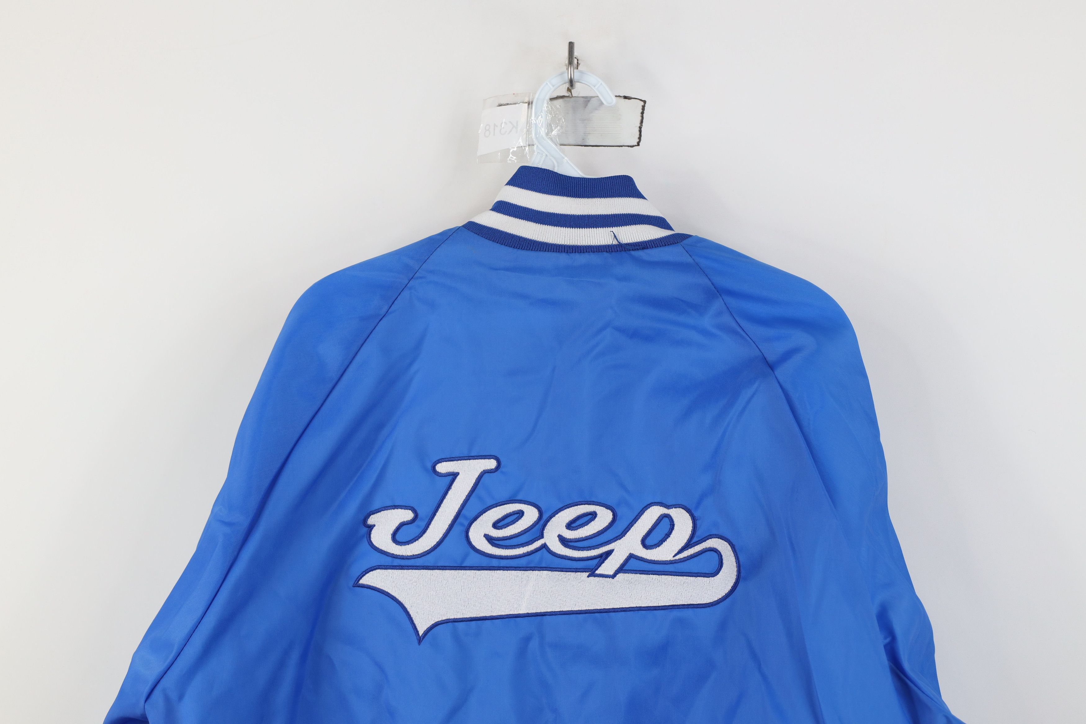 Vintage Vintage 90s Jeep Motor Co Assembly Satin Bomber Jacket USA Size US M / EU 48-50 / 2 - 14 Thumbnail