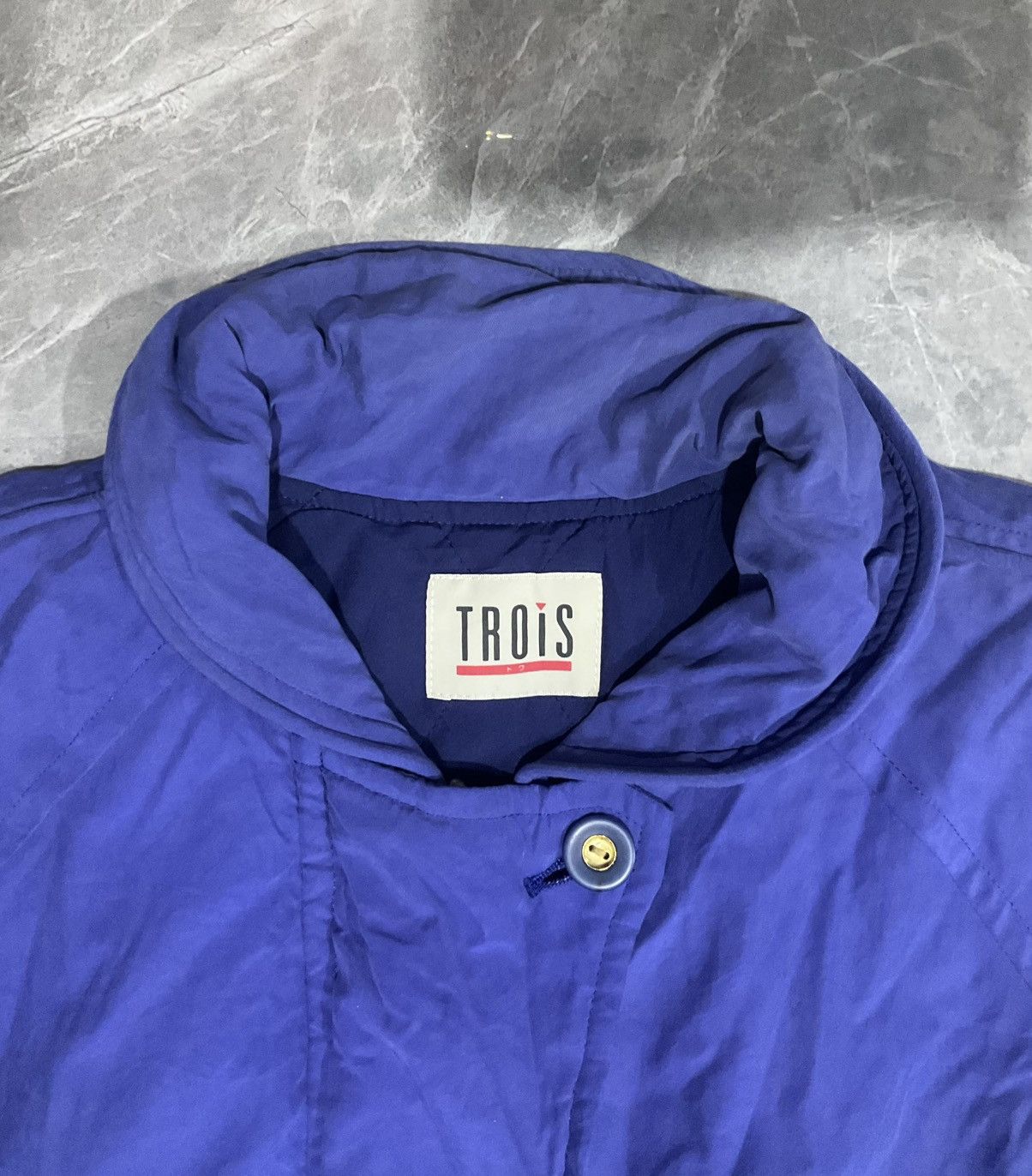 Japanese Brand Trois JACKET Zip Up Size L / US 10 / IT 46 - 2 Thumbnail