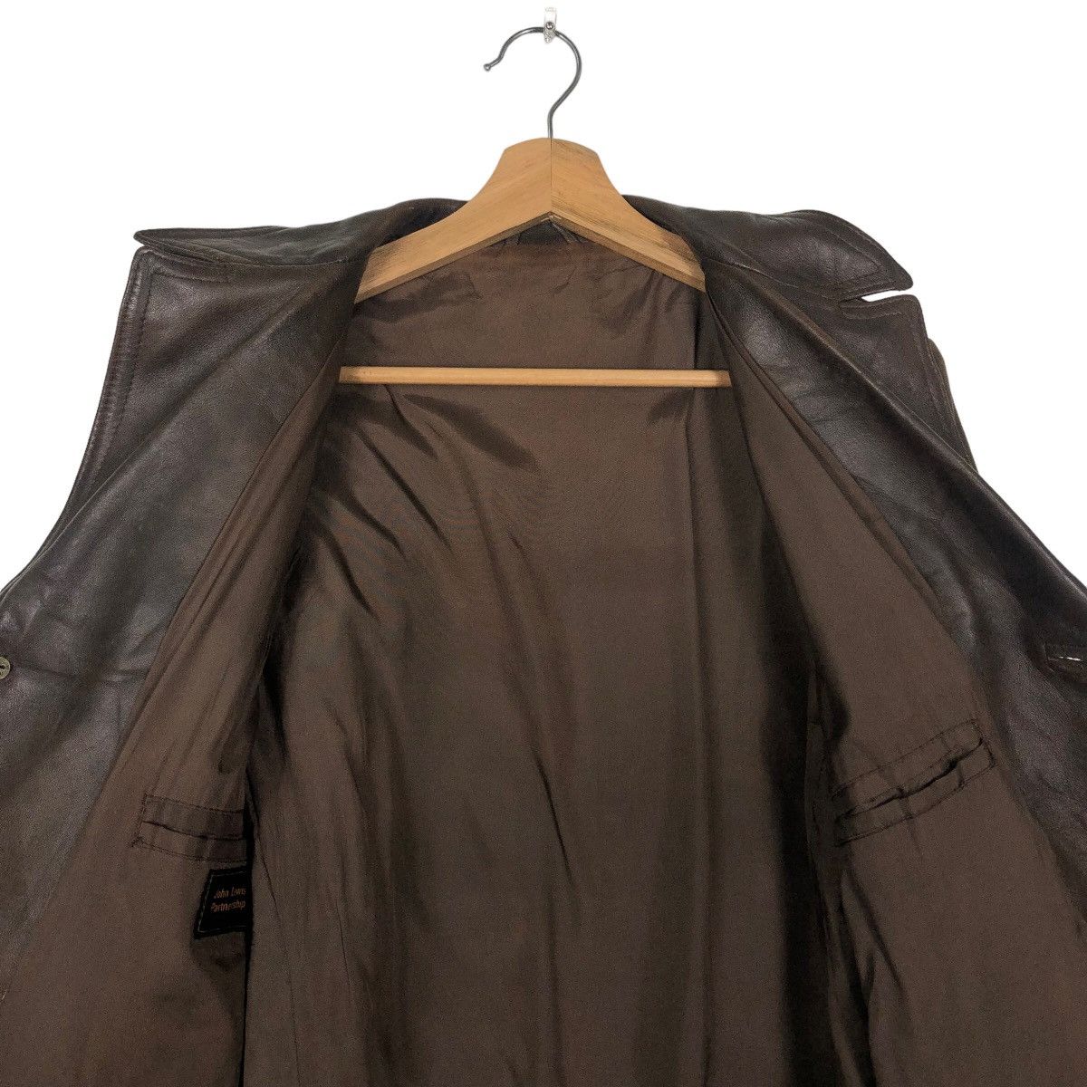 Japanese Brand 🔥90’s Vintage Leather Jacket John Lewis Partnership Size US S / EU 44-46 / 1 - 11 Thumbnail