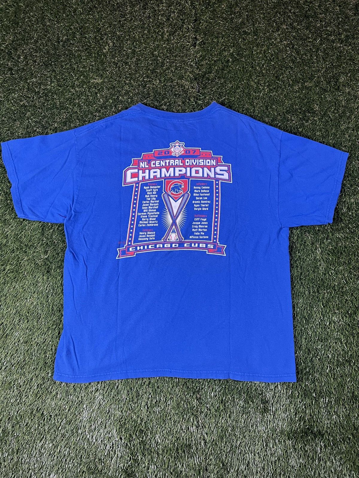 Majestic × Vintage Vintage Y2K Chicago Cubs Division Champions MLB Baseball Tee Size US XL / EU 56 / 4 - 2 Thumbnail