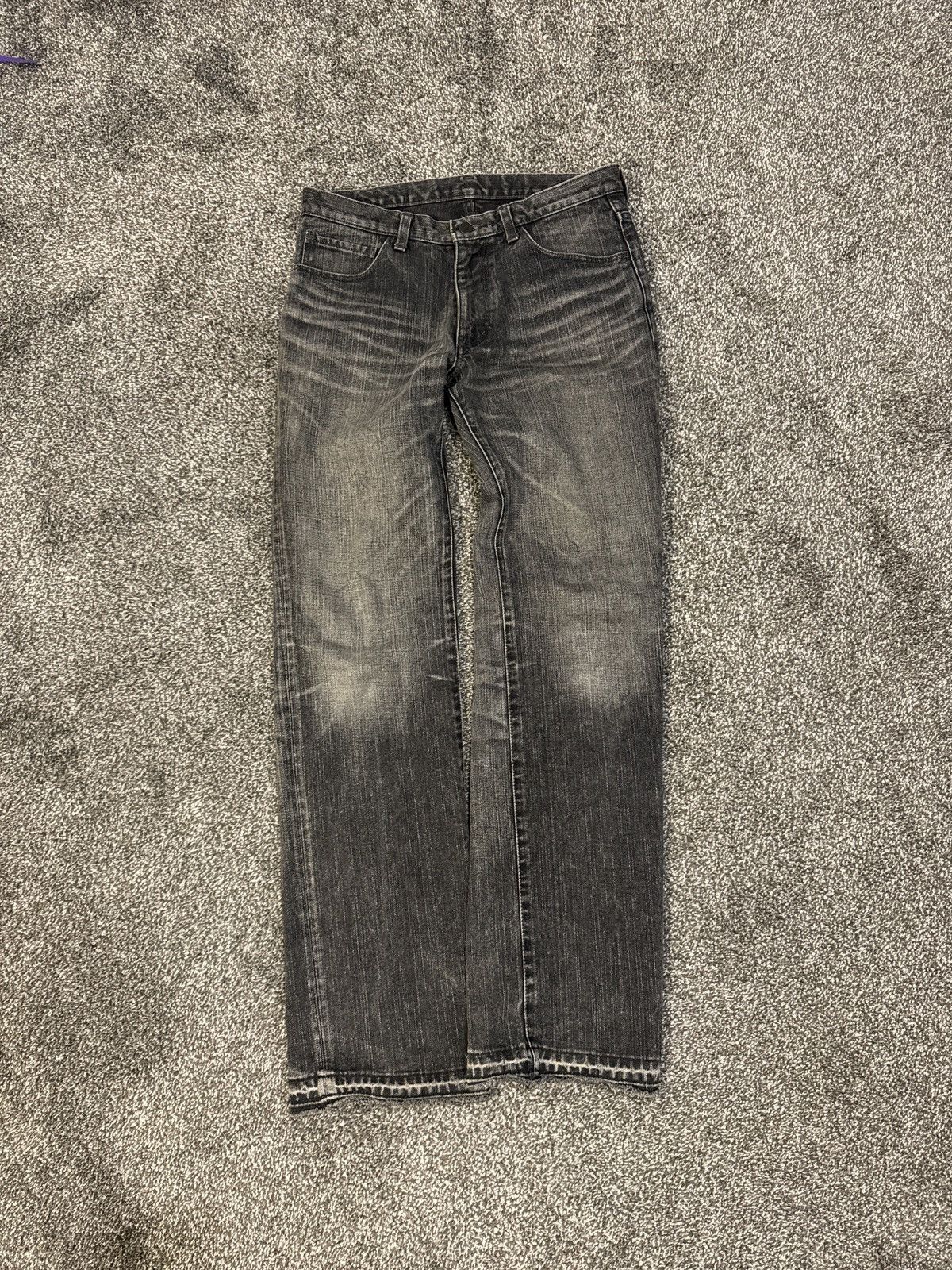 NUMBER N INE X TAKAHIROMIYASHITA THE SOLOIST NUMBER (N)INE SS04 DOUBLE POCKET PAIN DENIM JEANS