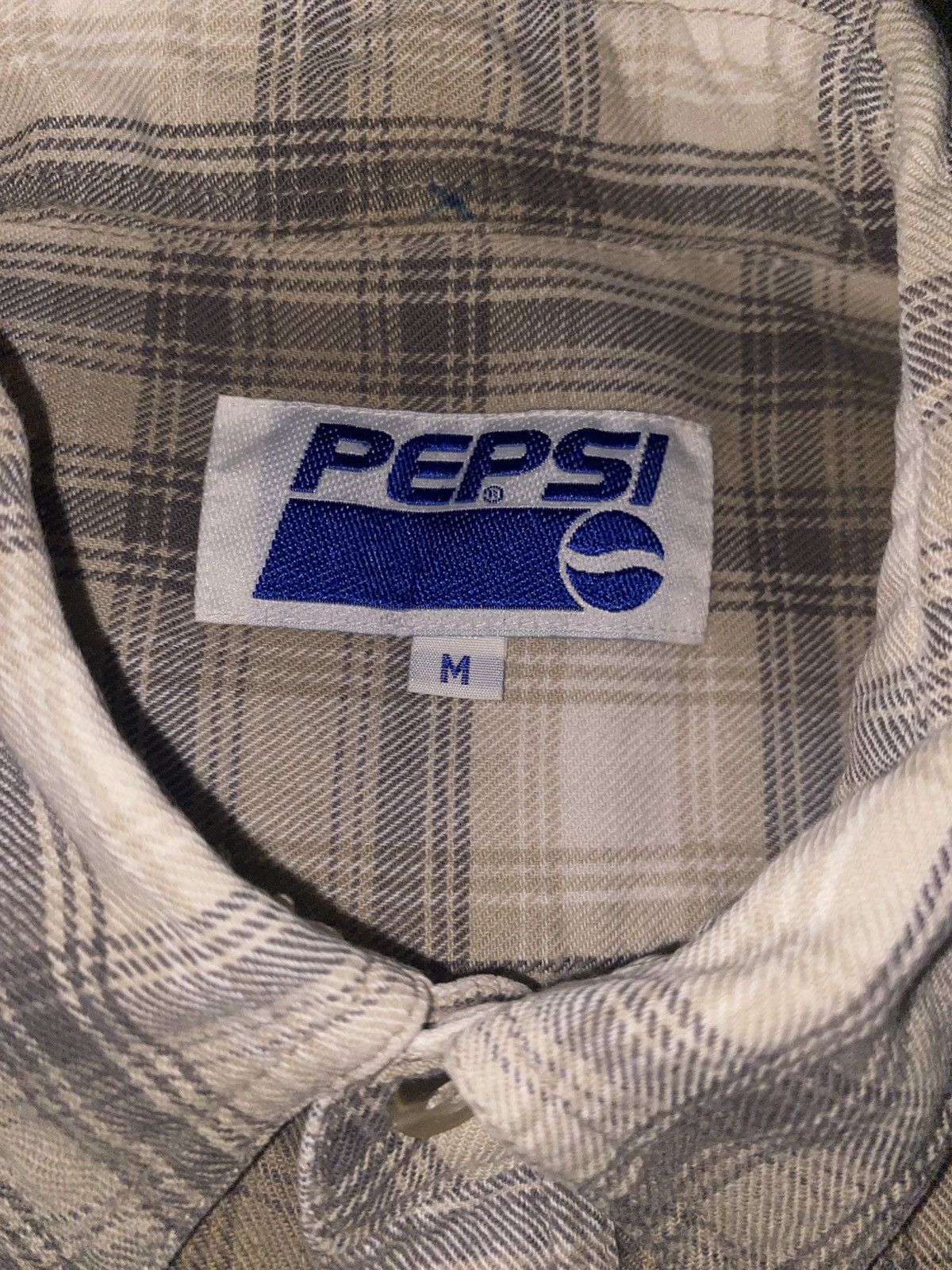 Flannel × Pepsi × Vintage 90s Vintage Pepsi Flannel Size US M / EU 48-50 / 2 - 5 Thumbnail