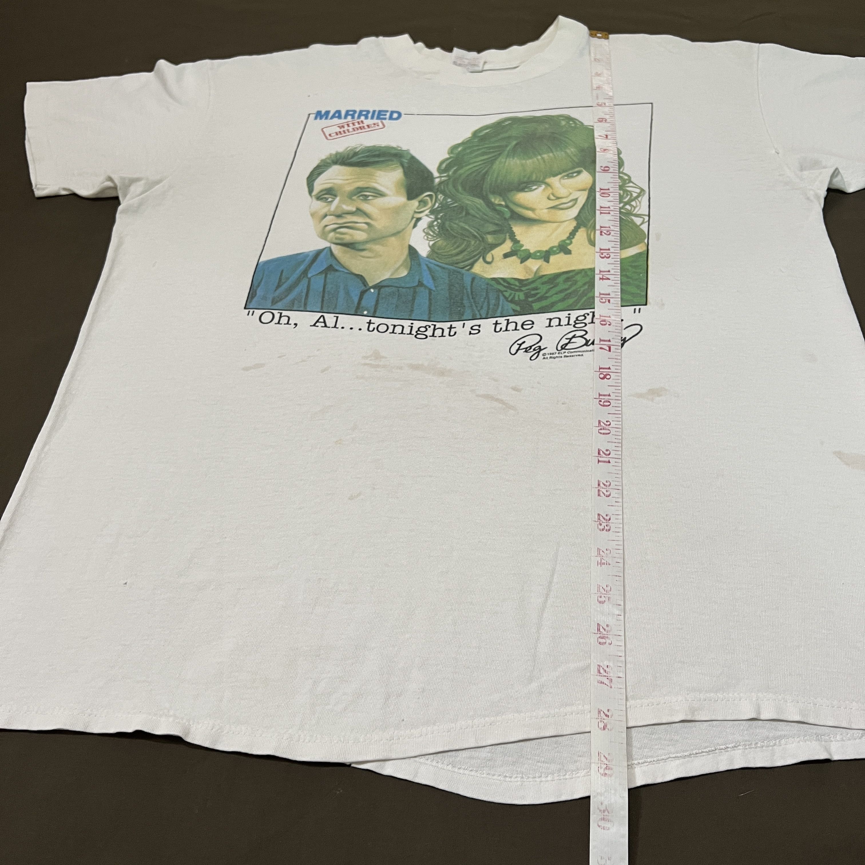 Vintage Vintage 80s 1987 Married with Children movie Tee XL Size US XL / EU 56 / 4 - 14 Thumbnail
