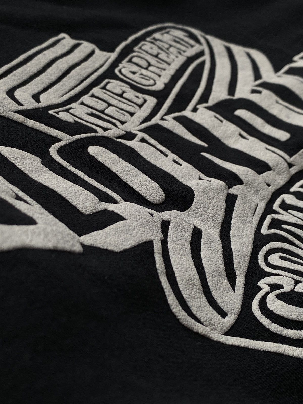 Unsound Rags Vintage 80’s Unsound Rags Black Cropped Boxy Fit Sweatshirt Size US S / EU 44-46 / 1 - 3 Thumbnail