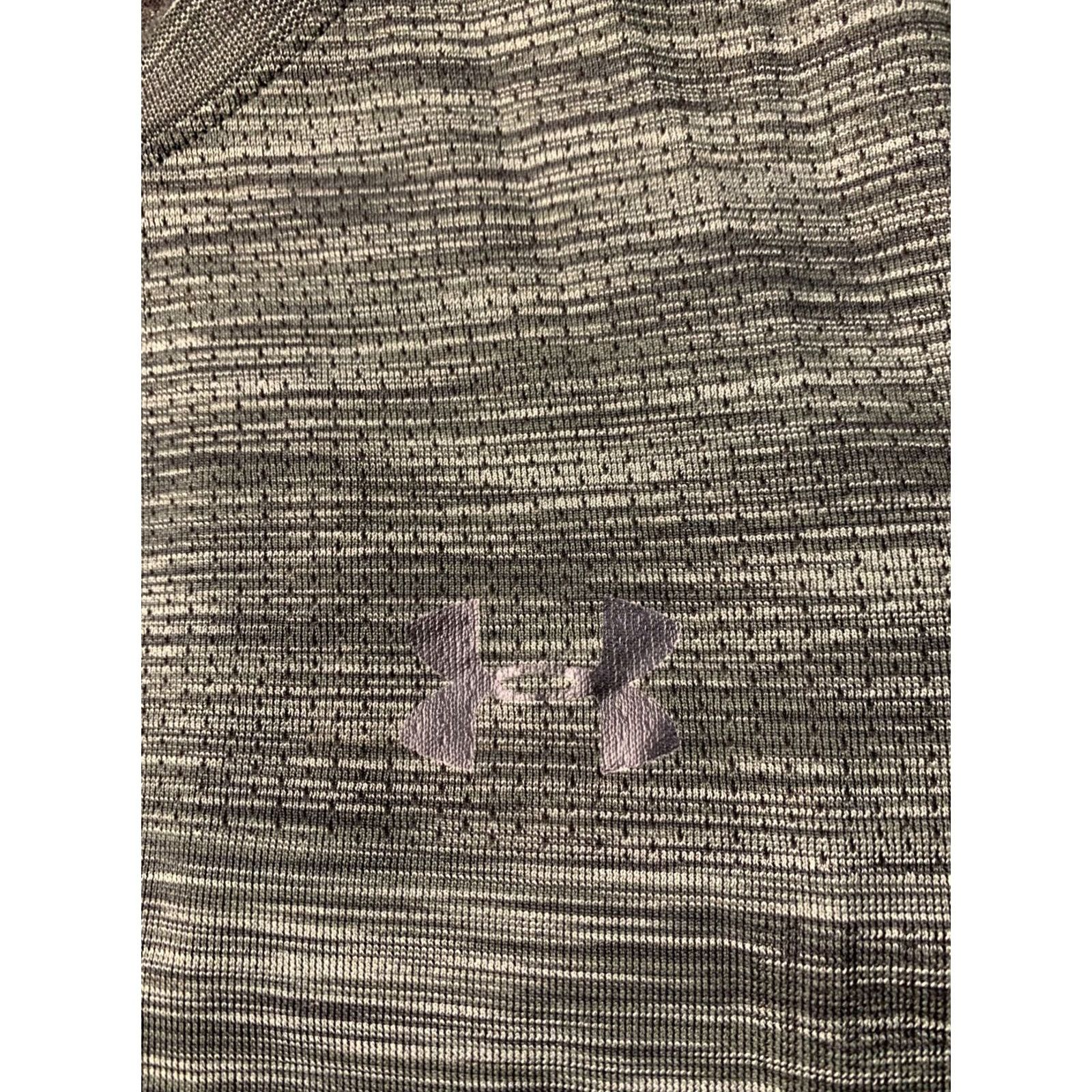 Under Armour Under Armour Threadborne Heatgear T-Shirt Mens Compression Jersey Short Sleeve Gray XS S Regular Adult Small Size Size US S / EU 44-46 / 1 - 4 Thumbnail