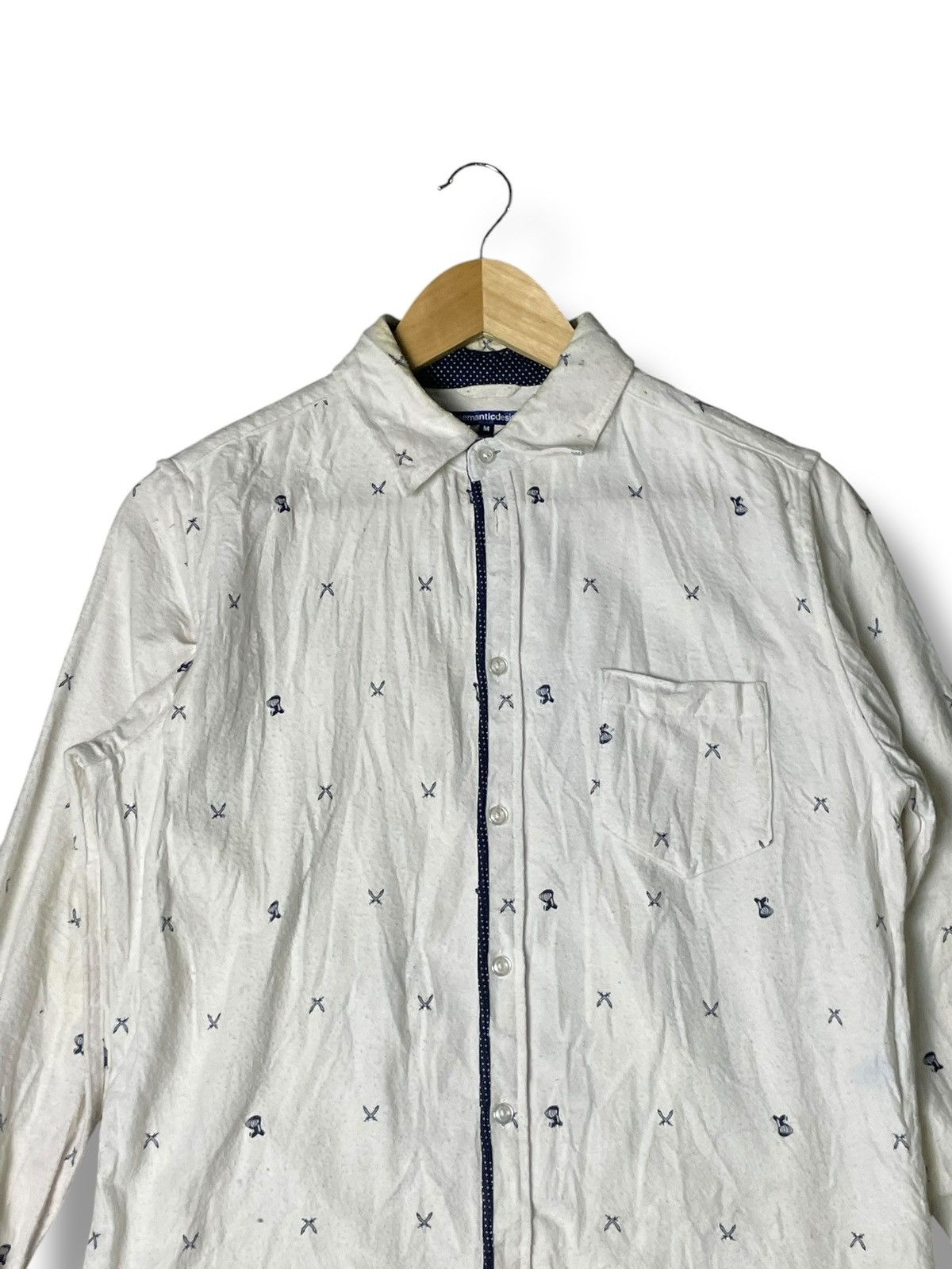 Vintage × semanticdesign Semantic Design Button Ups Shirt (51) Size US M / EU 48-50 / 2 - 3 Thumbnail