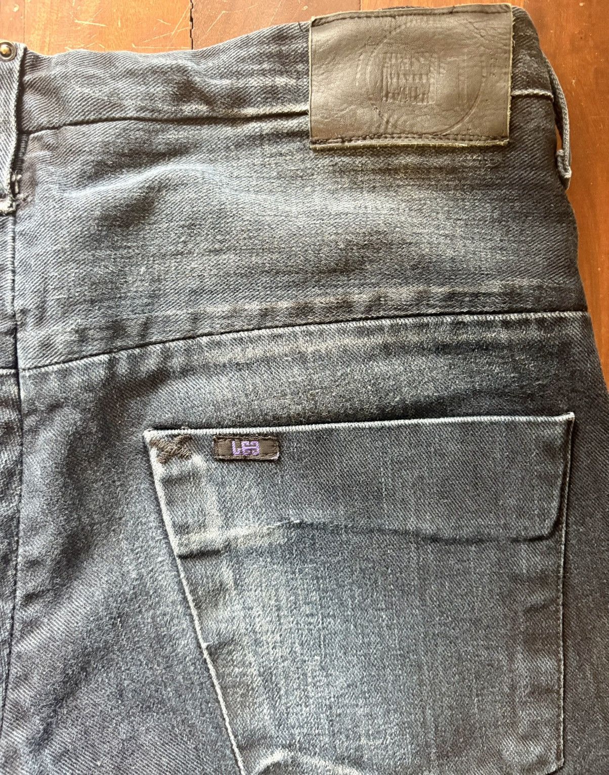 Lee Archive 2006 Lee Powell L714 - No Rivets - Shadow Indigo Size US 32 / EU 48 - 4 Thumbnail