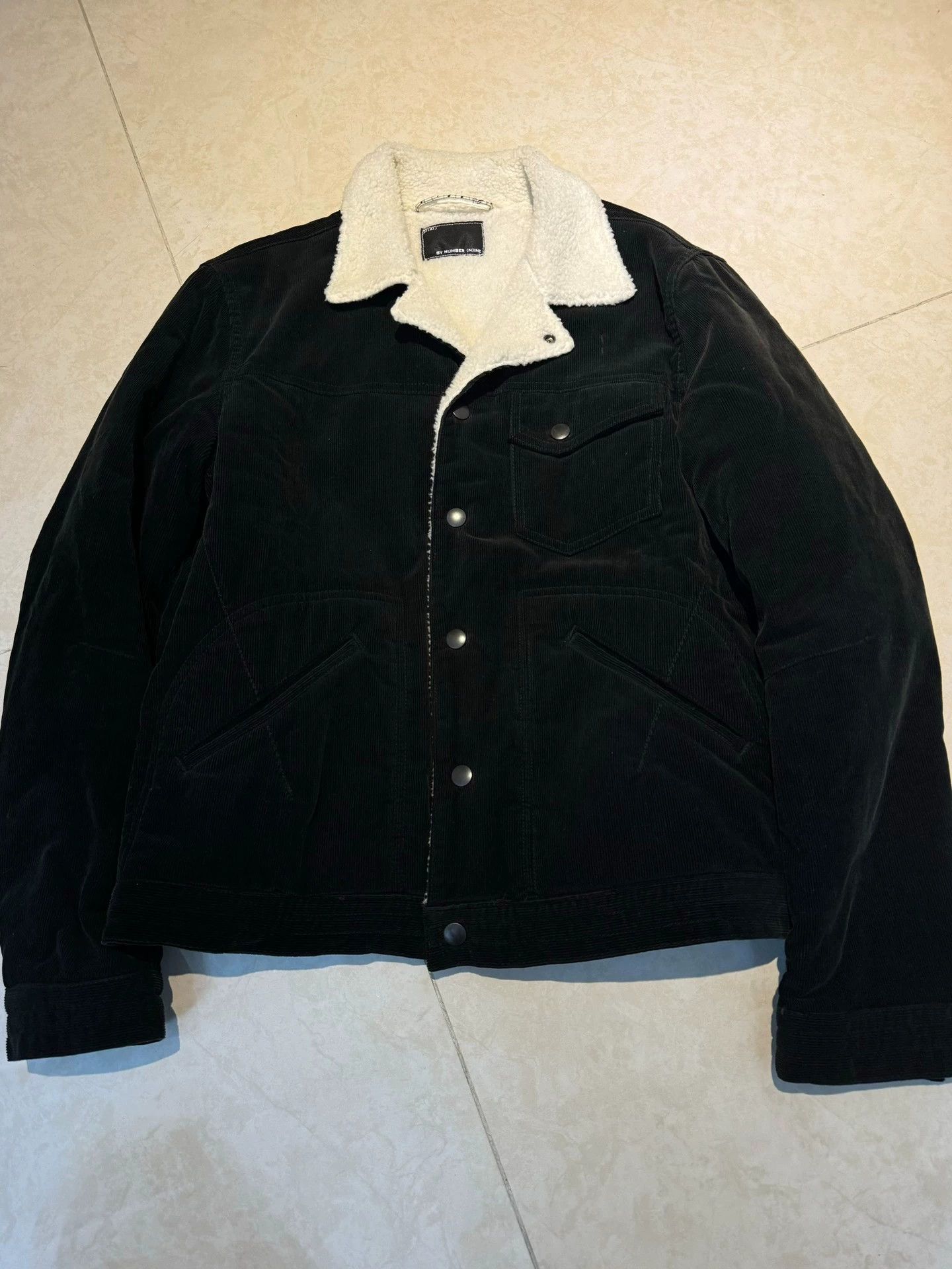 Number (N)ine number nine corduroy jacket 9/10 khaki/beige/black S/L Size US S / EU 44-46 / 1 - 2 Thumbnail