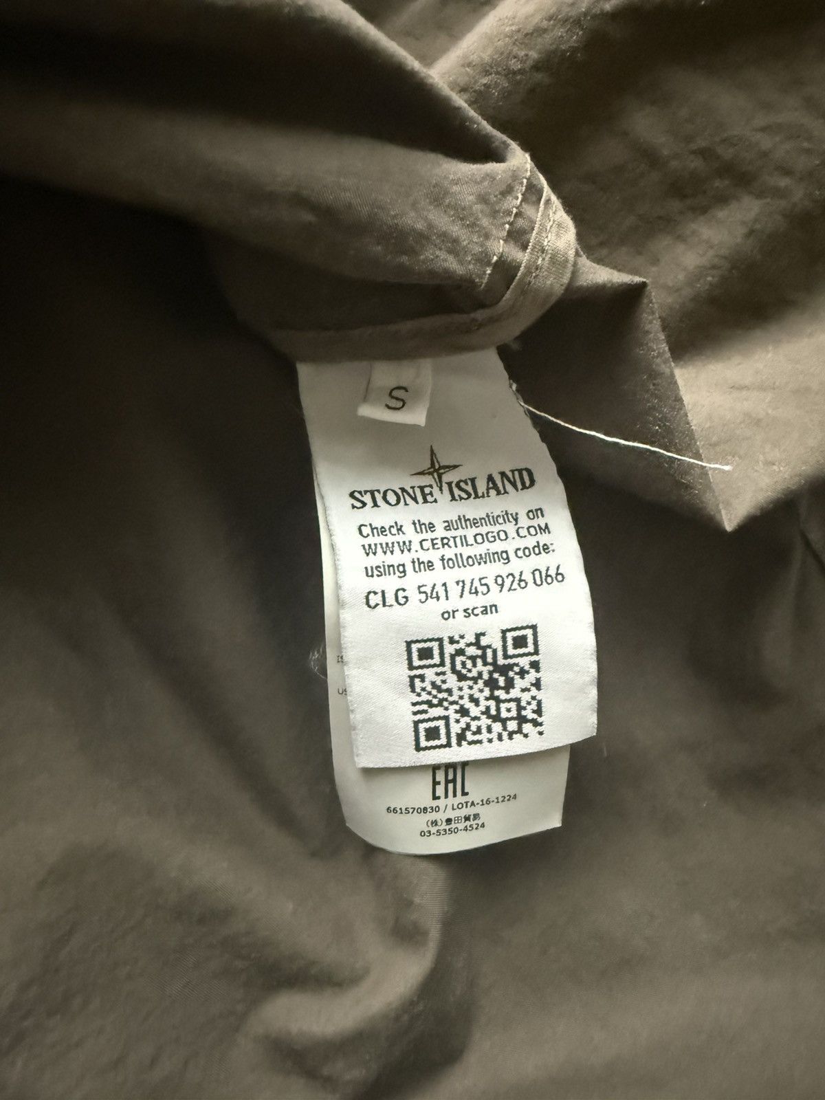 Stone Island Stone Island Light Cotton/Nylon Twill Short Coat ‘17 Size US S / EU 44-46 / 1 - 7 Thumbnail