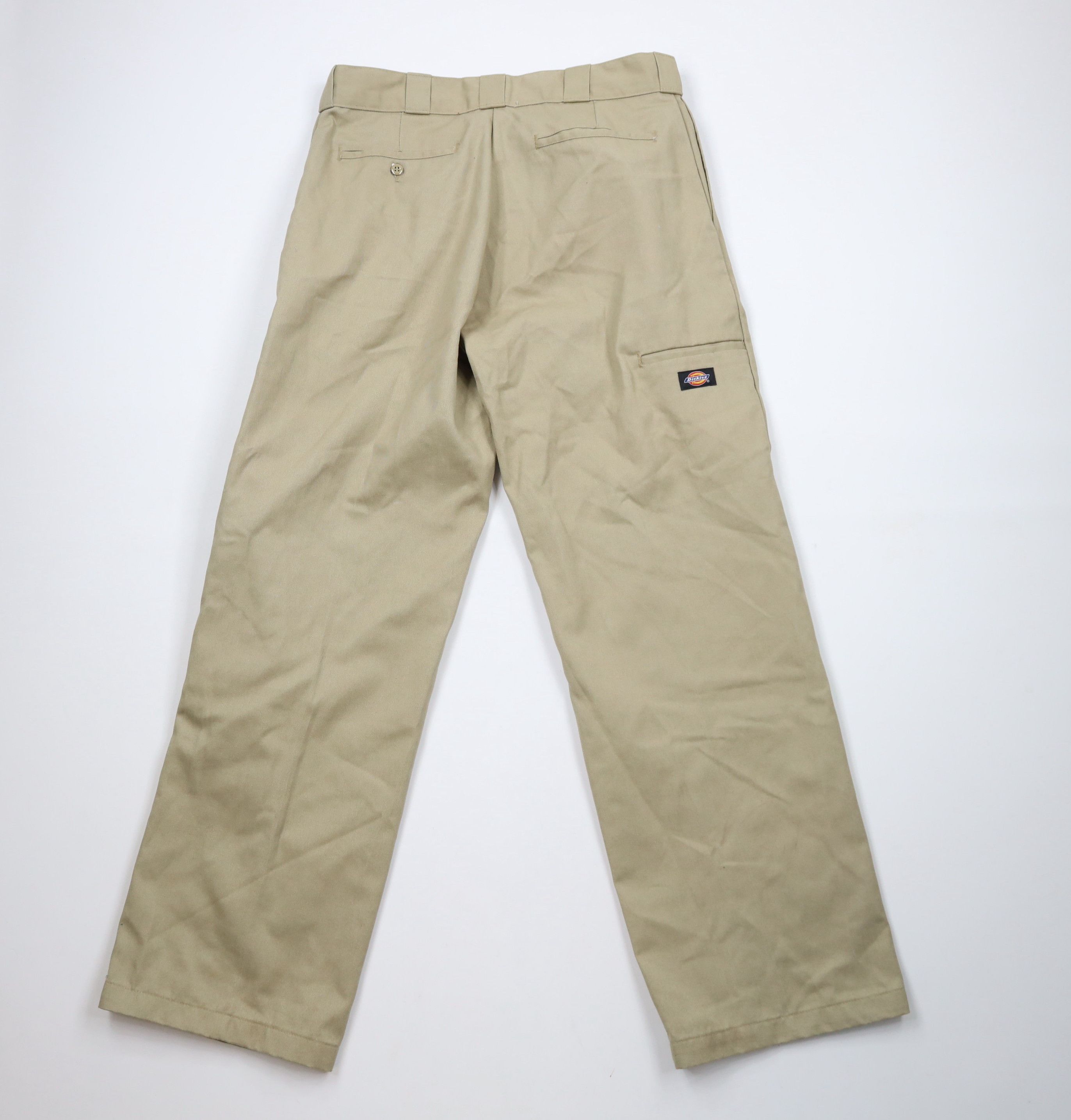 Dickies × Vintage Vintage Y2K Dickies Fit Wide Leg Double Knee Pants Beige Size US 34 / EU 50 - 11 Thumbnail