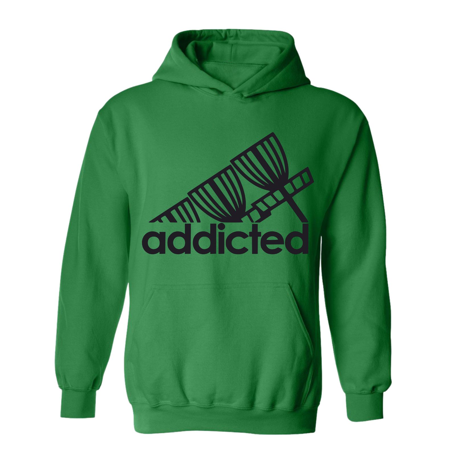 Gildan Disc Golf Hoodie Addicted Discgolfer Athletic Sweatshirt Size US L / EU 52-54 / 3 - 8 Thumbnail
