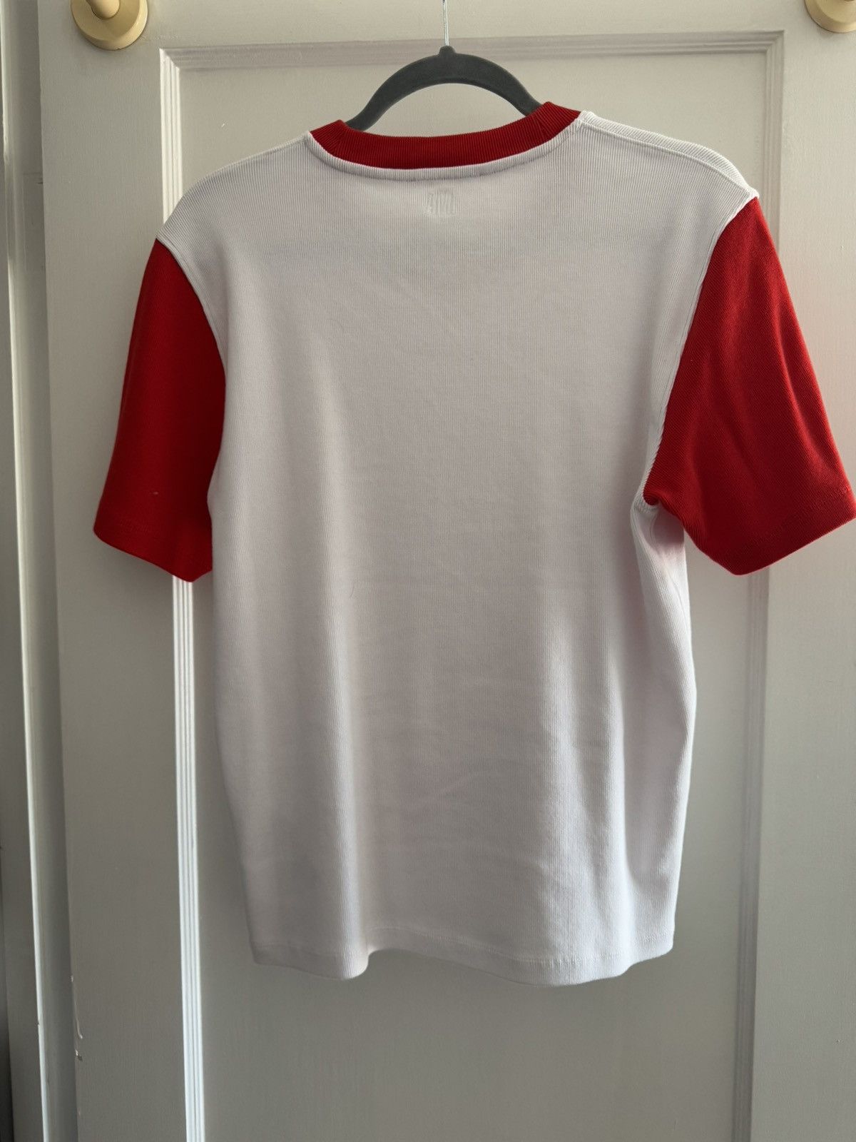 AMI AMI white and red baby tee. Size US XL / EU 56 / 4 - 2 Thumbnail