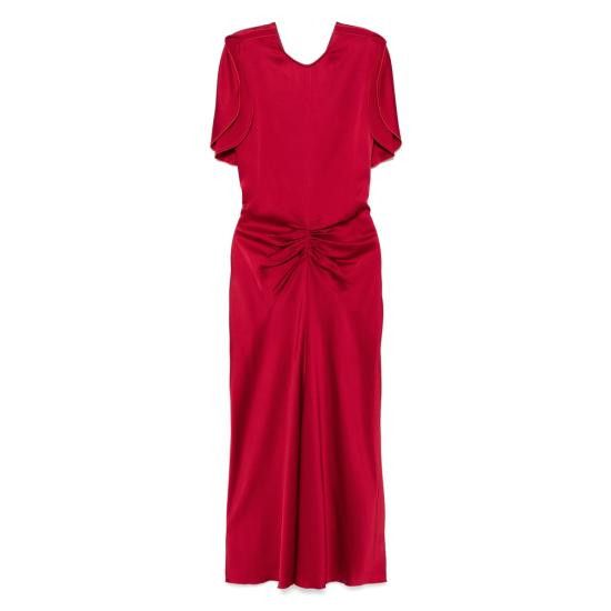 Victoria Beckham VICTORIA BECKHAM Women Dresses 1325WDR005227D ROSE RED Size S / US 4 / IT 40 - 1 Thumbnail