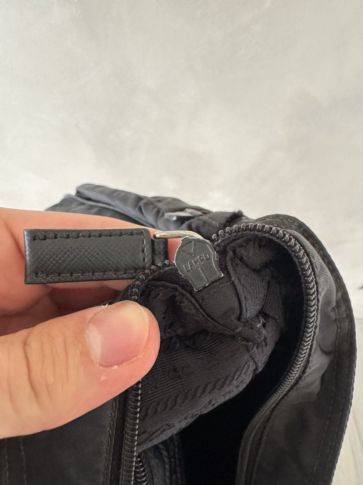 Prada Prada Nylon Black Messenger Crossbody Bag Size ONE SIZE - 13 Thumbnail