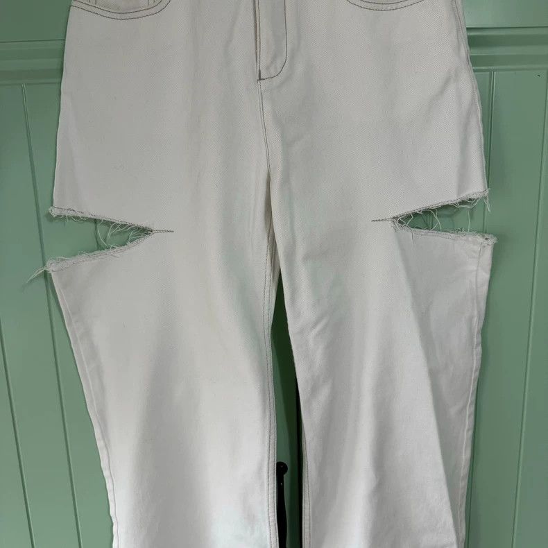 Maison Margiela Maison Margiela White destruction jeans 2501-Nextarrow Size US 36 / EU 52 - 8 Thumbnail