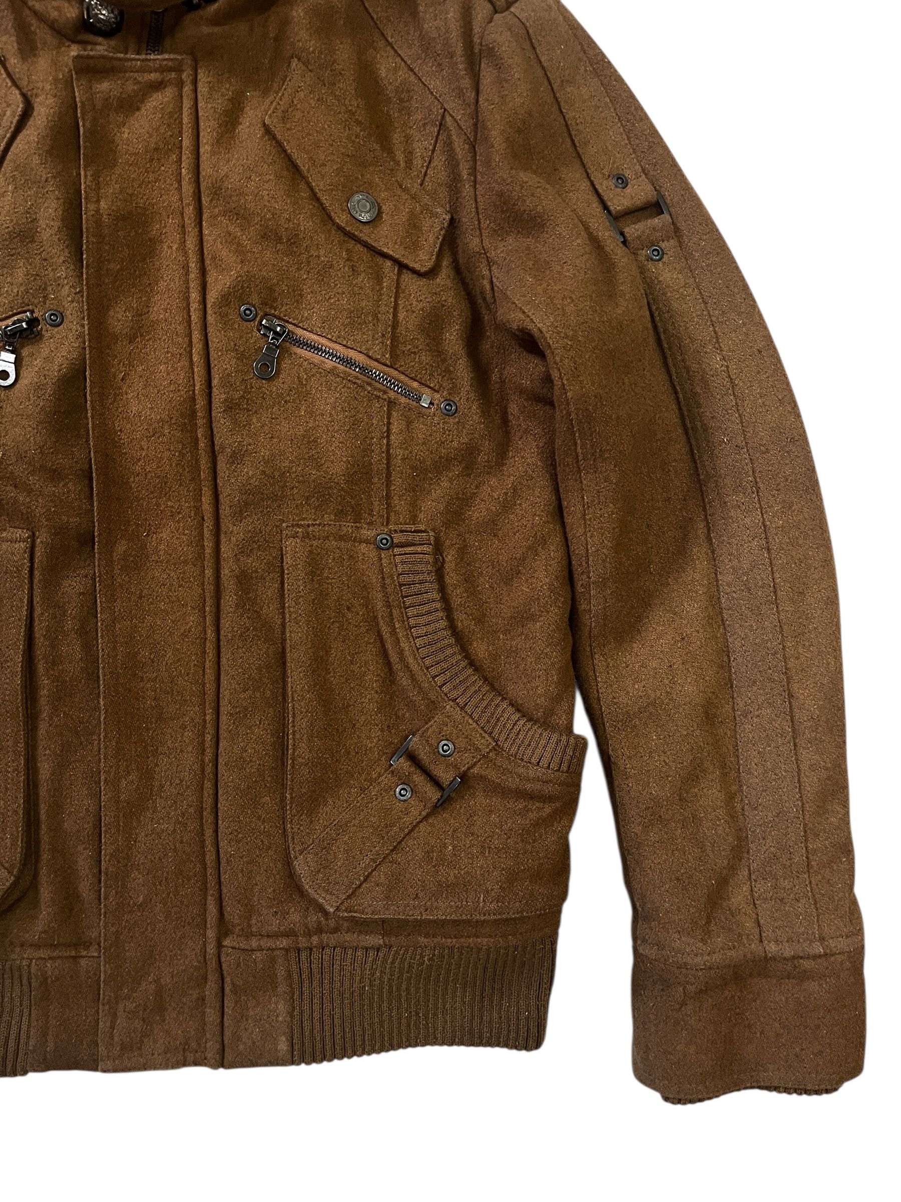 In The Attic In The Attic Brown Utility Military Style Wool Jacket Size US L / EU 52-54 / 3 - 5 Thumbnail