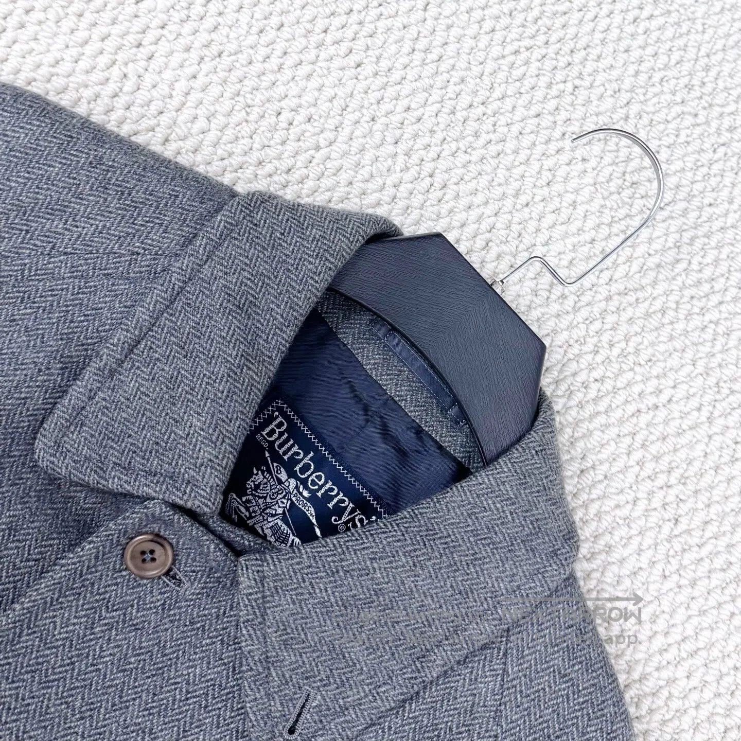 Burberry Burberry Dark Grey Hidden Button Wool Straight Coat| Size US M / EU 48-50 / 2 - 3 Thumbnail
