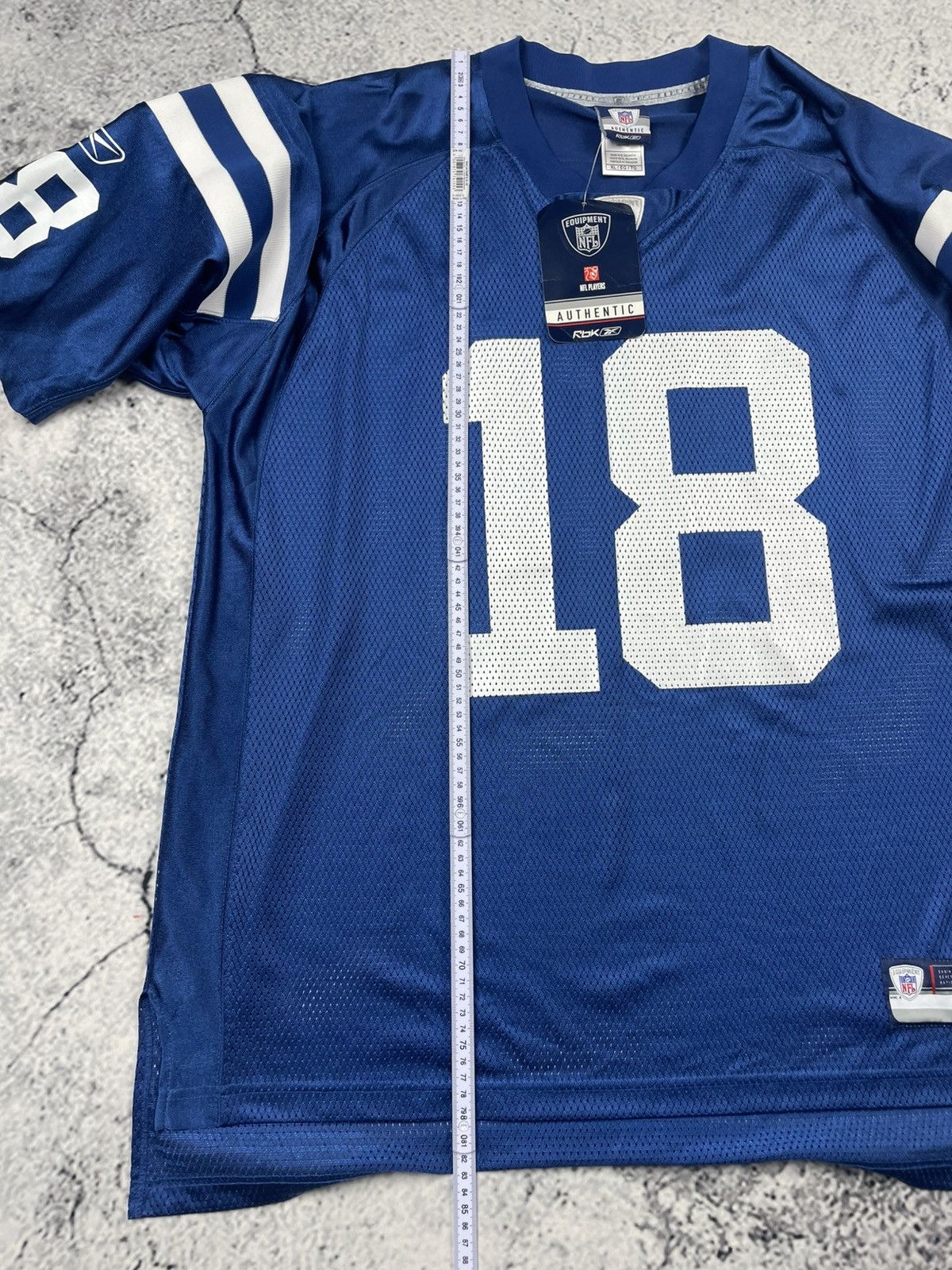 Reebok Vintage Reebok XL Colts #18 Peyton Manning NFL Jersey Drip Size US XL / EU 56 / 4 - 7 Thumbnail
