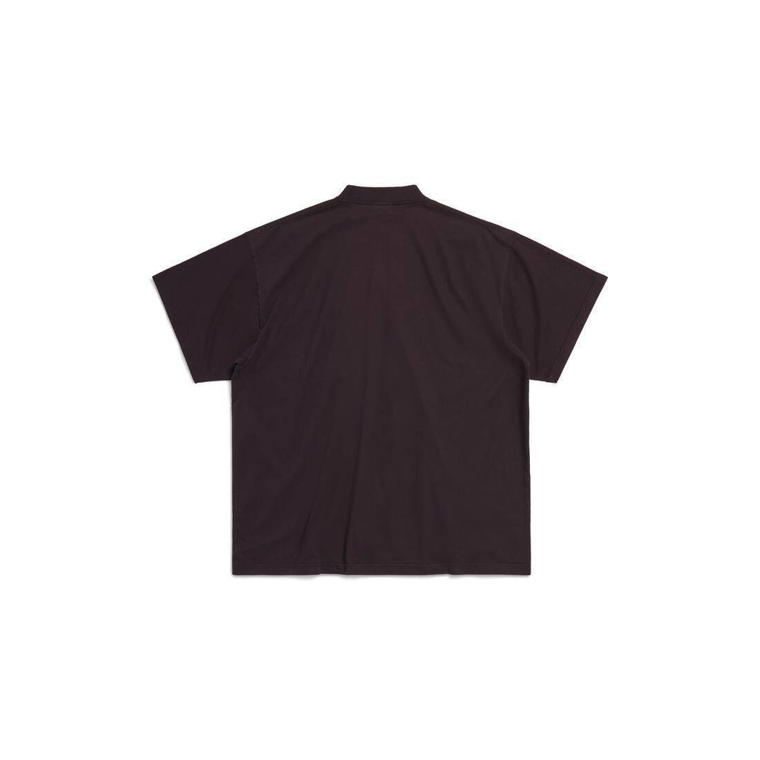 Balenciaga o1la1rc1a1225 Sample Sticker T-Shirt Oversized in Black Size S / US 4 / IT 40 - 2 Thumbnail