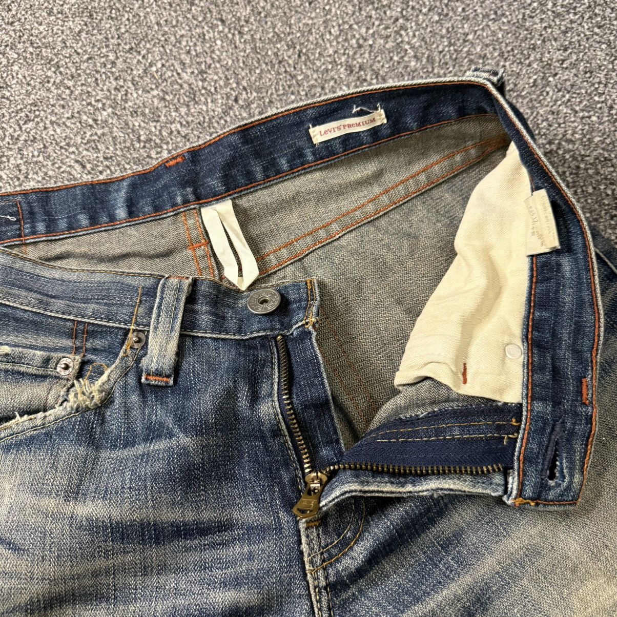 Levi's 🔥🇯🇵 Vintage Distressed 06 Levis 517 Flared Denim Boot Cut Size US 32 / EU 48 - 11 Thumbnail