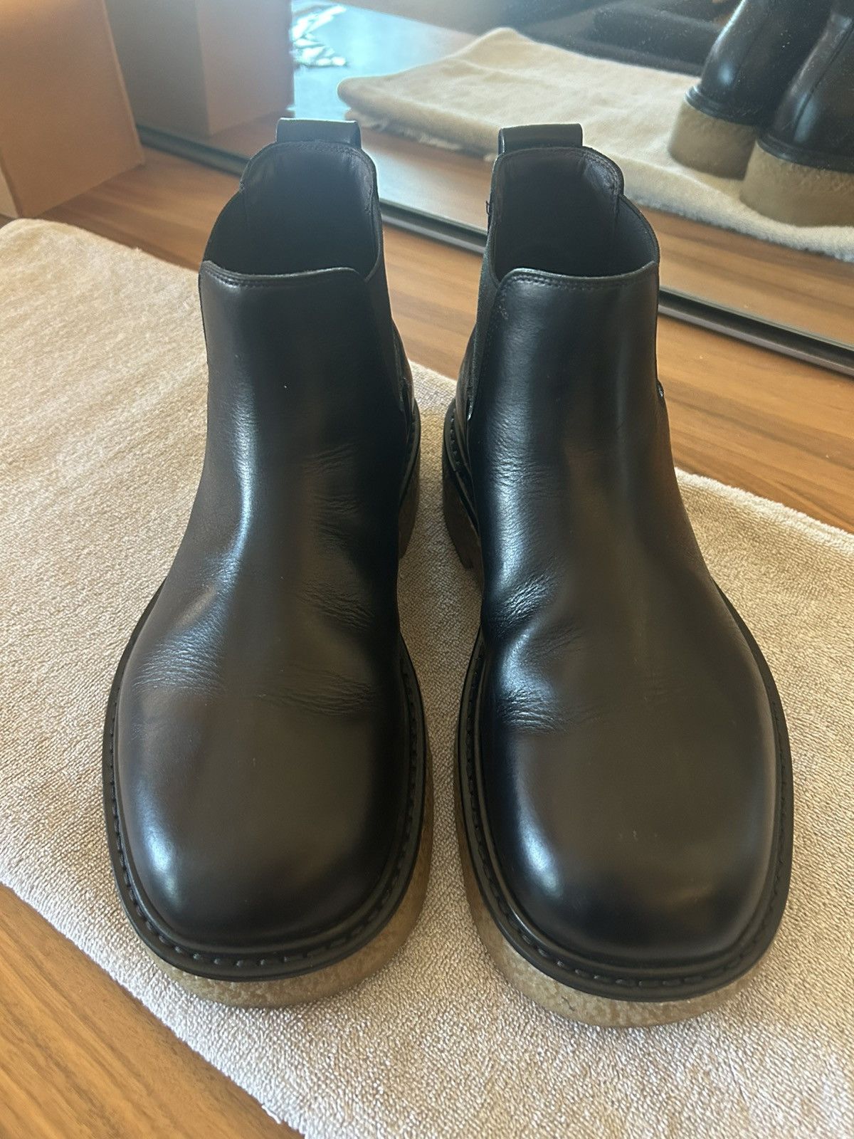 Bottega Veneta Bottega Veneta - Haddock Chelsea Ankle Boots - Worn Once Size US 8 / EU 41 - 9 Thumbnail