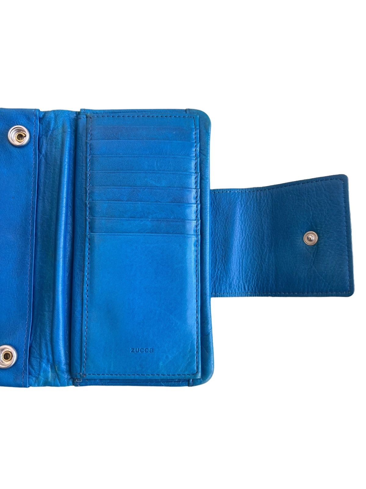 CABANE de ZUCCa 1990s Zucca Detachable Compartment Cyber Punk Leather Wallet Size ONE SIZE - 6 Thumbnail