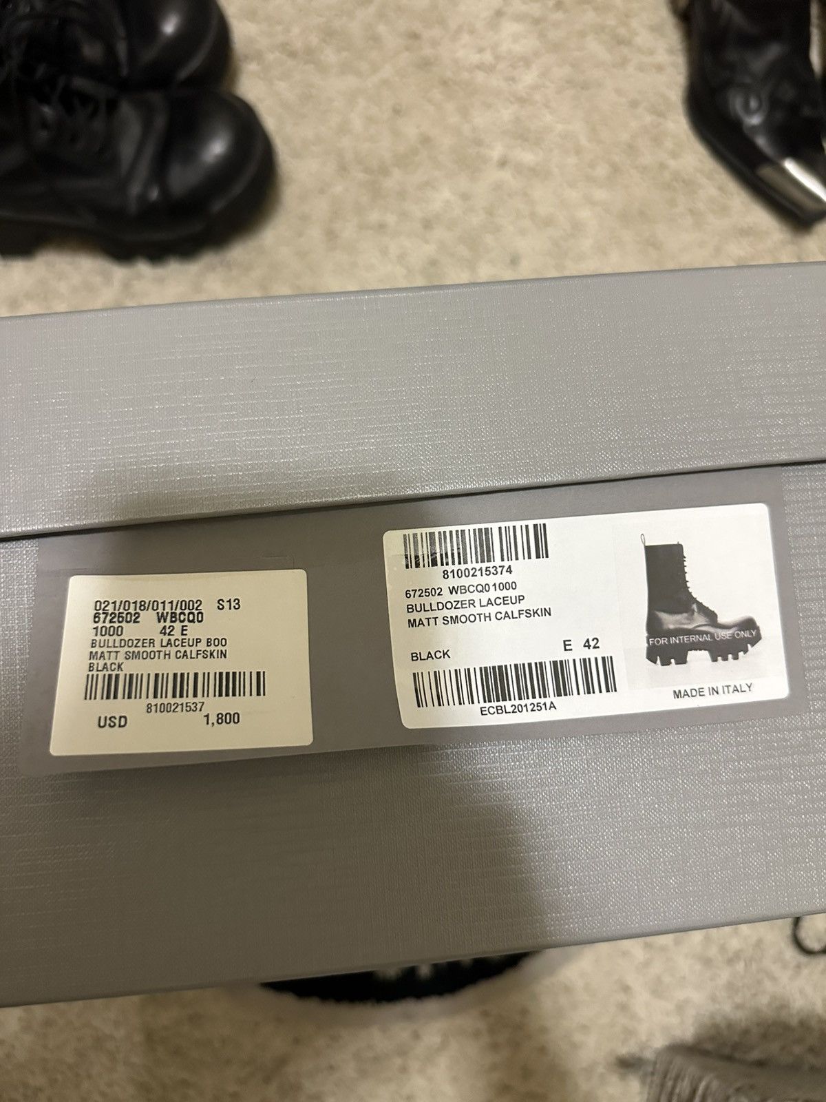 Balenciaga Bulldozer Boots Size US 9 / EU 42 - 9 Thumbnail