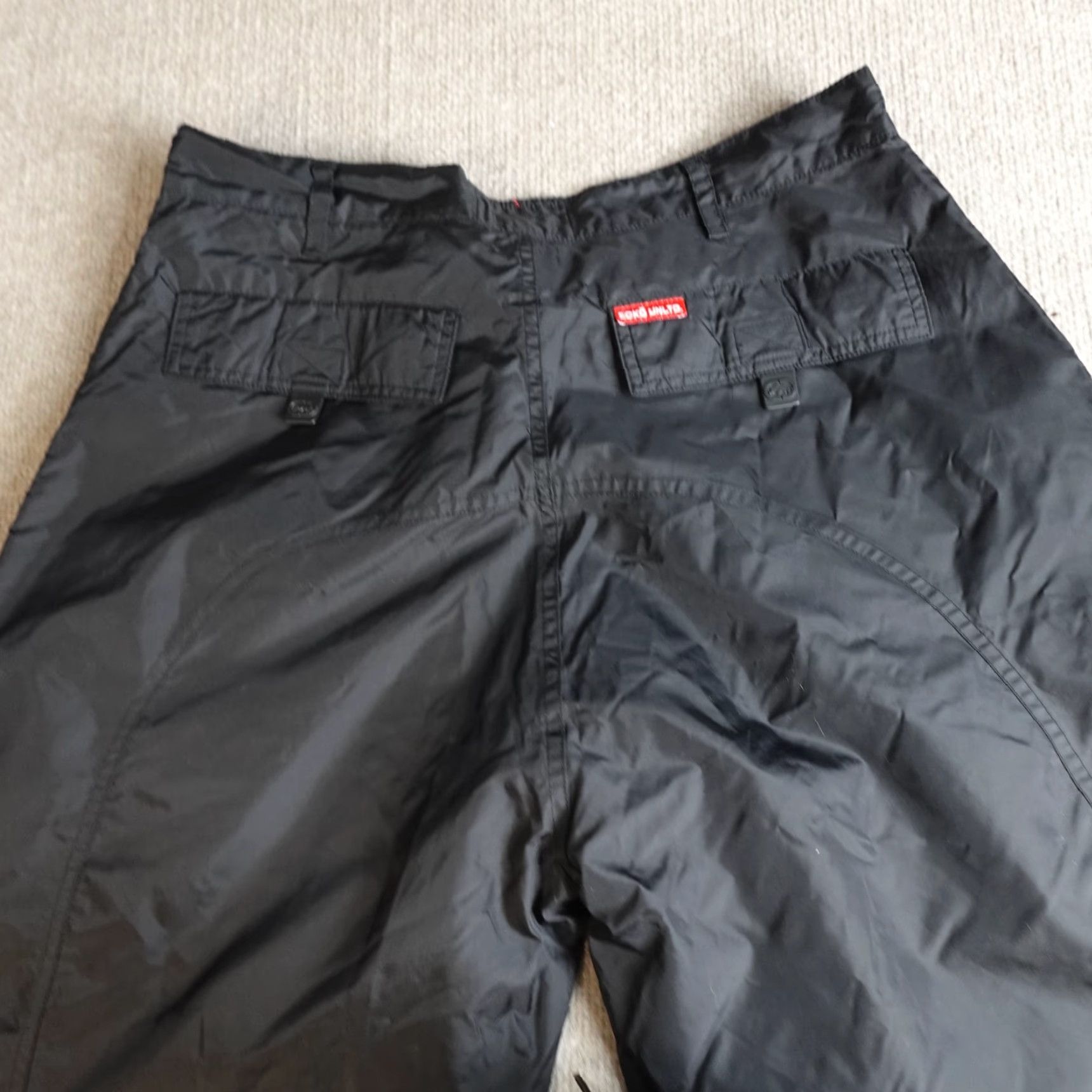 Ecko Unltd. VINTAGE Ecko Unltd. Pants Mens 30 Black Nylon Marvel 2000 Y2K Wide Leg Track Pants Straight Leg Regular Mens Black Nylon 30" Waist Vintage Size US 30 / EU 46 - 6 Thumbnail