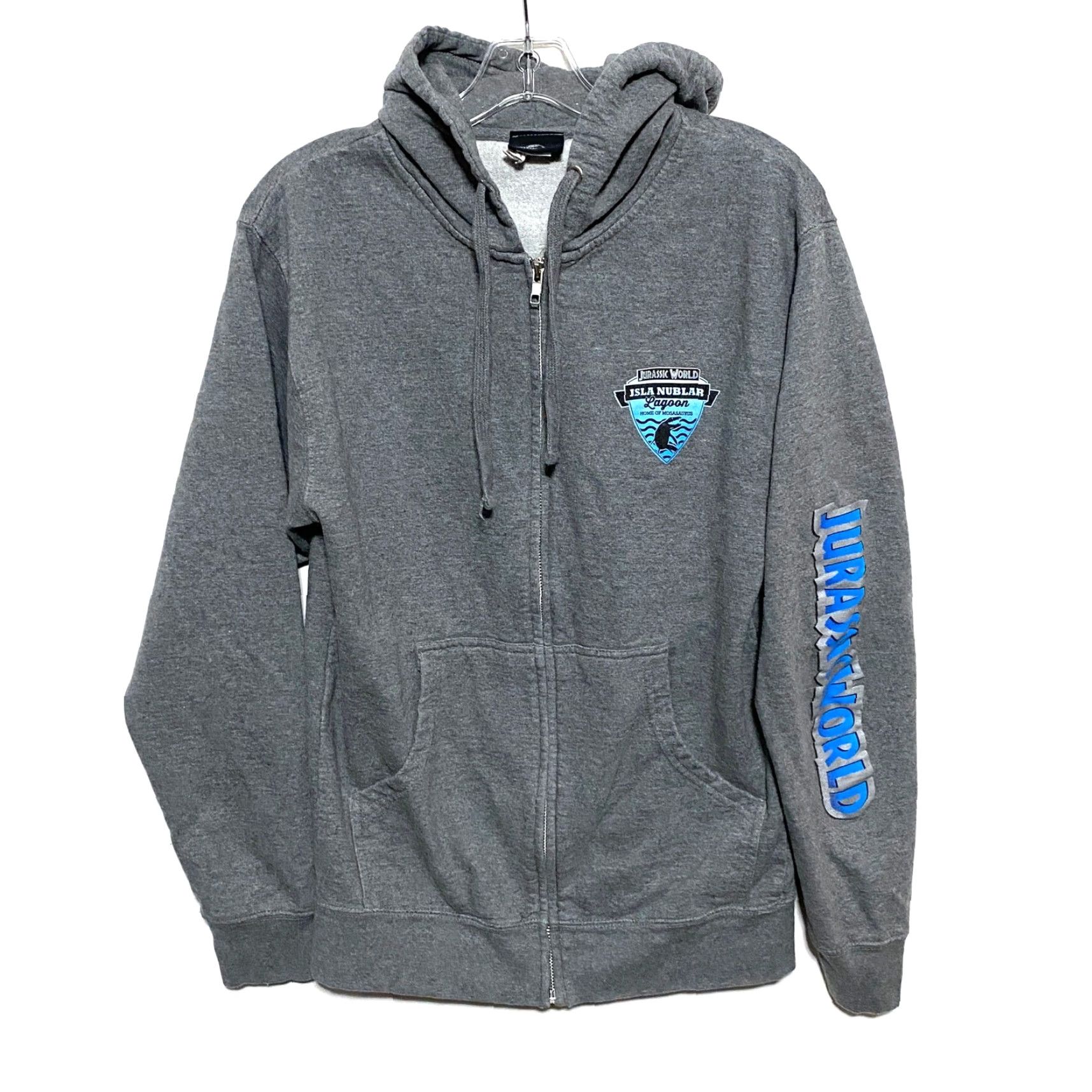 Vintage VINTAGE Jurassic World Universal Studios Isla Nubar Mosasaurus Zip Jacket Hoodie Mens S Size US S / EU 44-46 / 1 - 3 Thumbnail