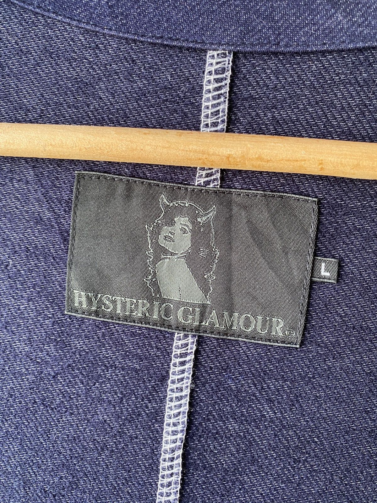 Hysteric Glamour Hysteric Glamour Dark Blue Shop Coat Size US L / EU 52-54 / 3 - 13 Thumbnail