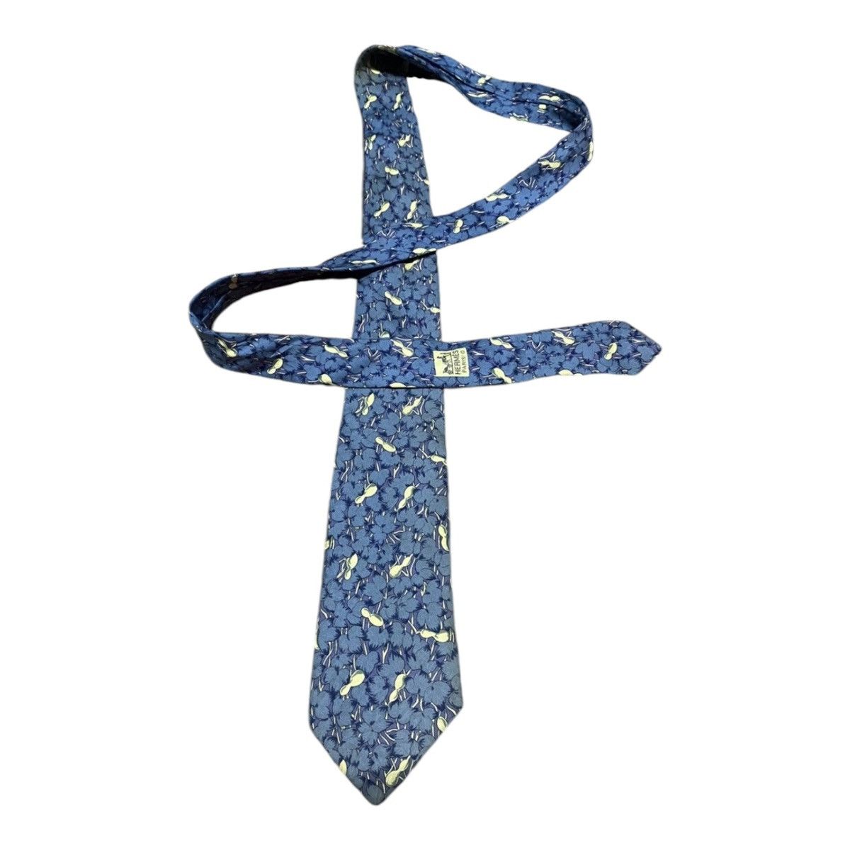 Designer × Hermes × Vintage Hermes Paris Silk Tie 7366 PA Size ONE SIZE - 1 Thumbnail