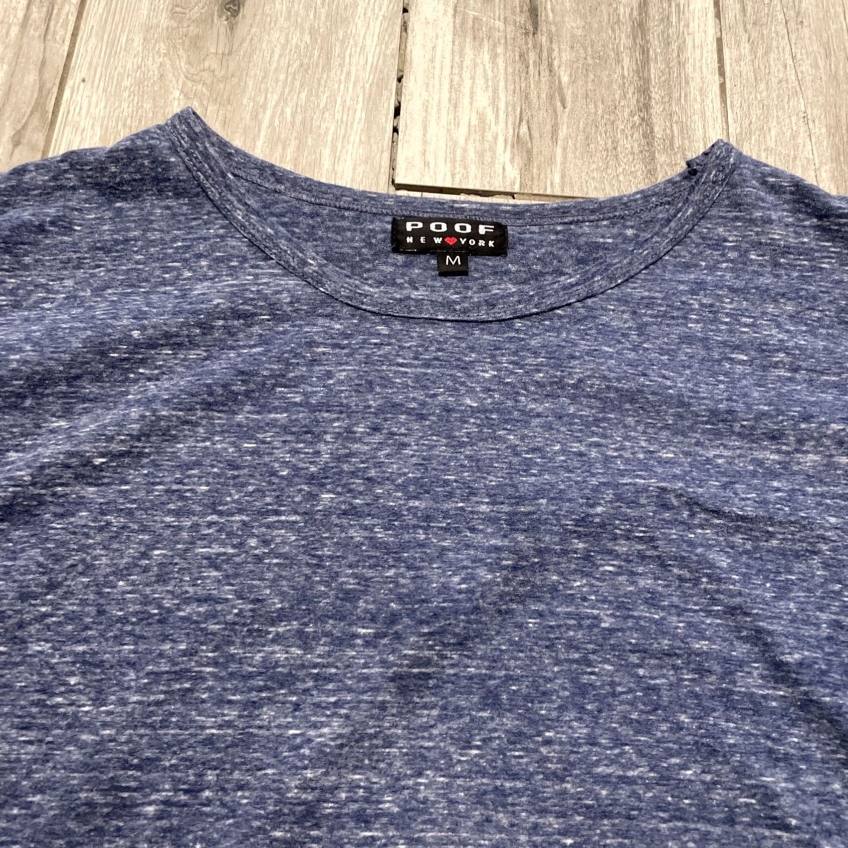Vintage Poof NY Lace Up Short Sleeve Shirt M Baseball Cold Shoulder Casual Blue White Ladies Baseball Shirt LG Short Sleeve Shirt Casual Sporty 90s Size M / US 6-8 / IT 42-44 - 2 Thumbnail