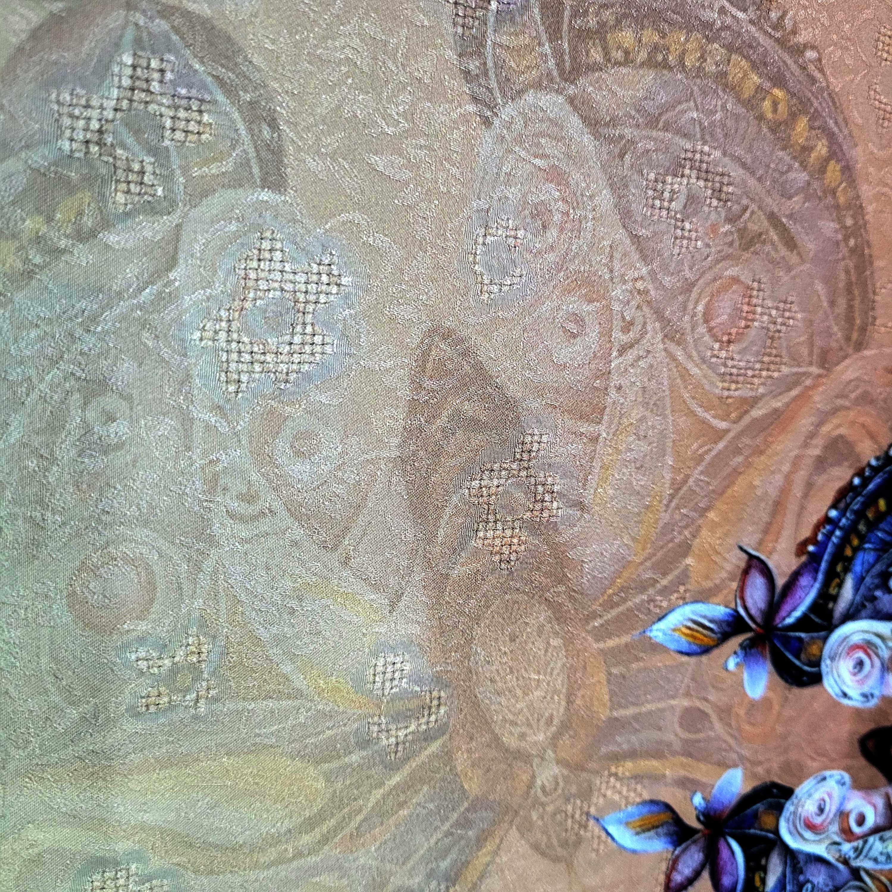 Other NWT Double-Sided Silk Scarf 52"x52" Large Square Wrap 3400 Size ONE SIZE - 6 Thumbnail