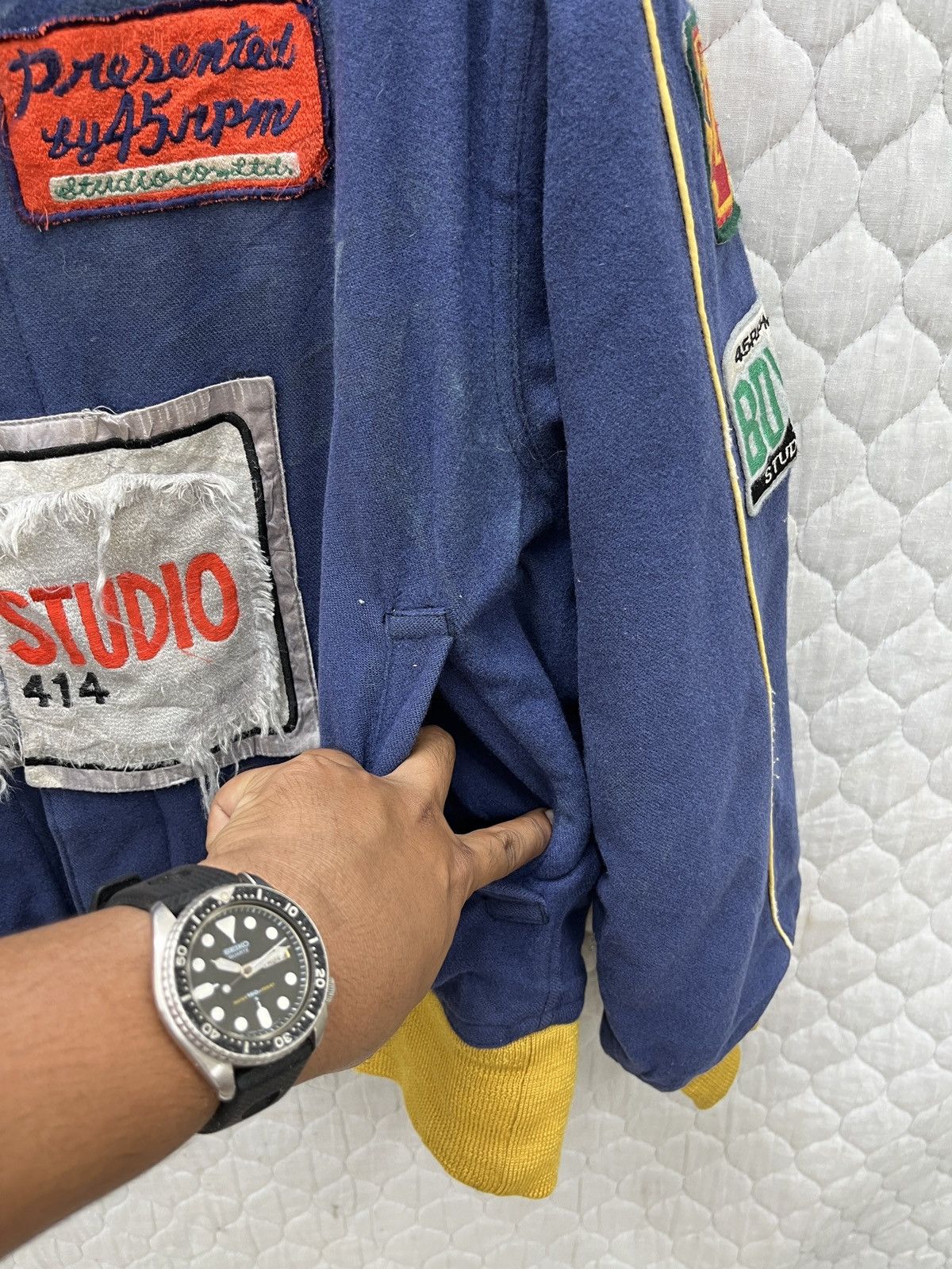 45rpm × Vintage 🔥🔥🔥ARCHIVE VTG 45RPM BOMBER JACKET Size US S / EU 44-46 / 1 - 23 Thumbnail