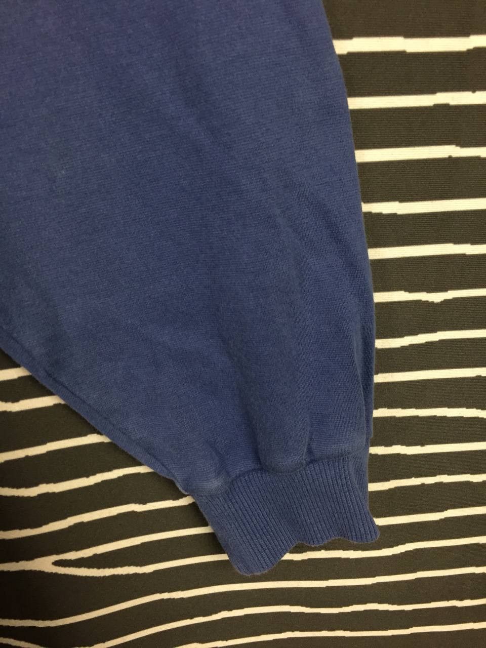 Trussardi Vtg 90s Trussardi Embroidered Logo Striped Henley Tee Size US XL / EU 56 / 4 - 9 Thumbnail