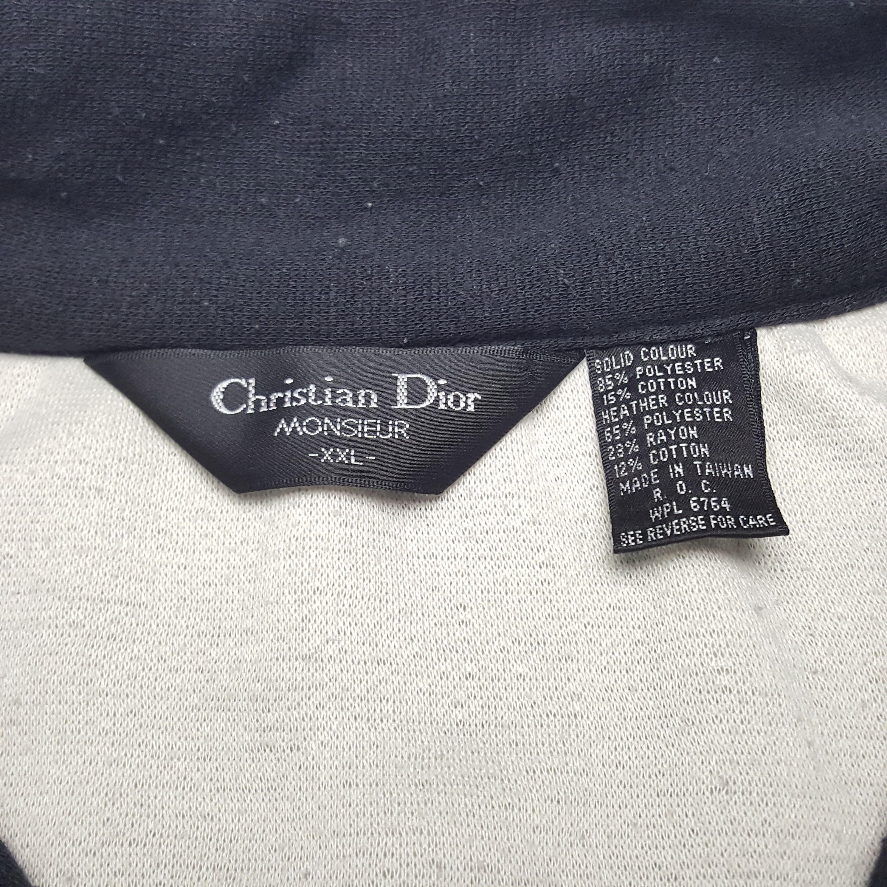 Christian Dior Monsieur × Vintage Vintage Christian Dior Custom Art Logo Bomber Style Jacket Size US XXL / EU 58 / 5 - 6 Thumbnail