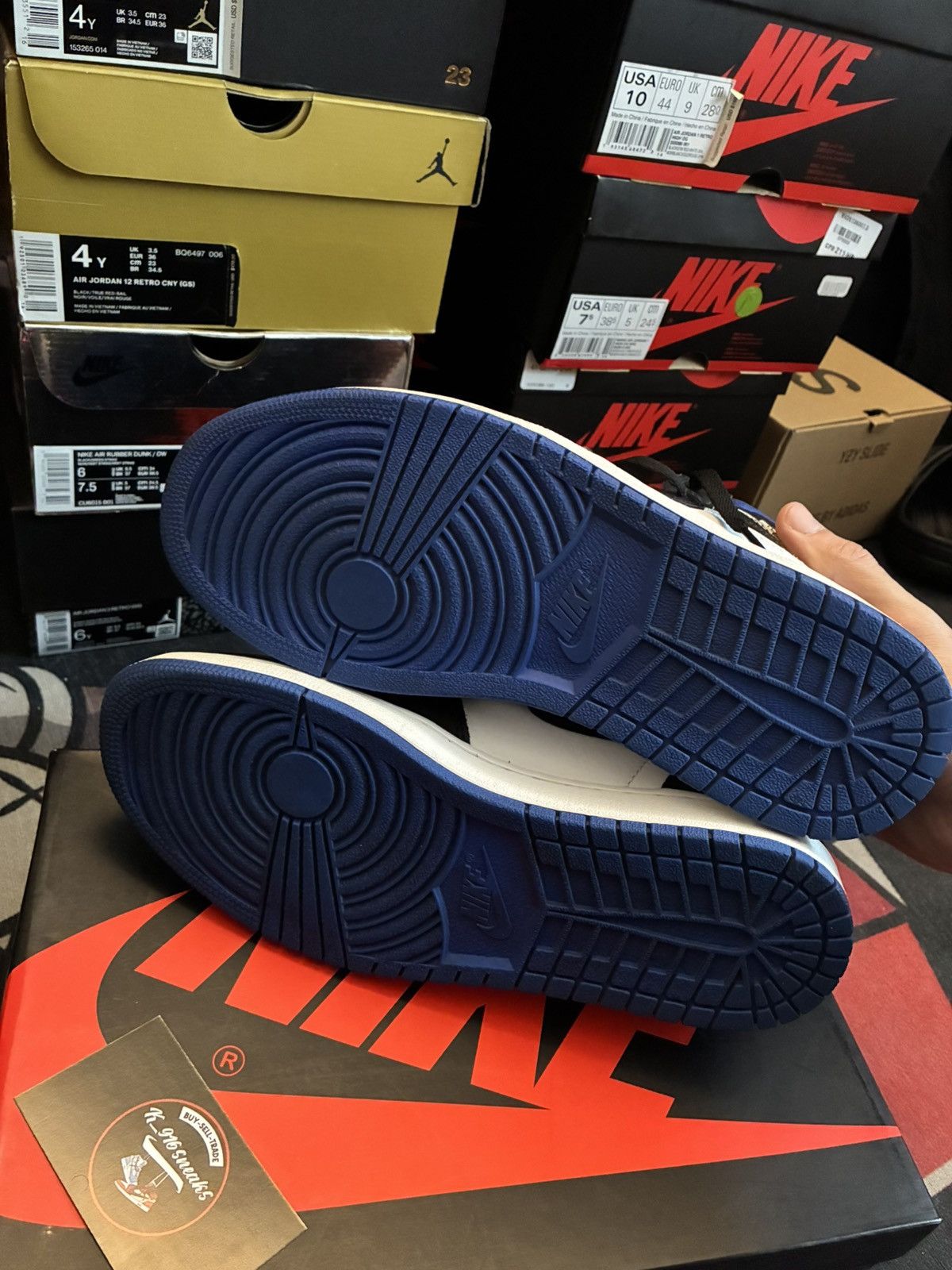 Jordan Brand Jordan 1 royal toe Size US 9.5 / EU 42-43 - 6 Thumbnail
