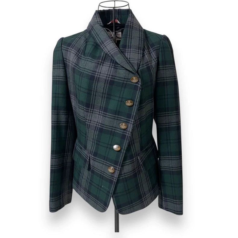 Vivienne Westwood Vivienne Westwood Green Geelong side-slip suit Size M / US 6-8 / IT 42-44 - 2 Thumbnail