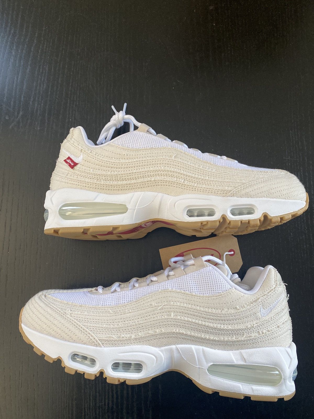 Nike X Levi’s Air Max 95 White Gym Red