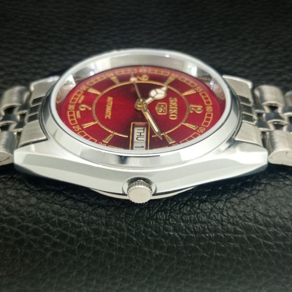 Seiko REFURBISHED VINTAGE SEIKO 5 AUTO JAPAN MENS WATCH a443335 Size 36 - 5 Thumbnail