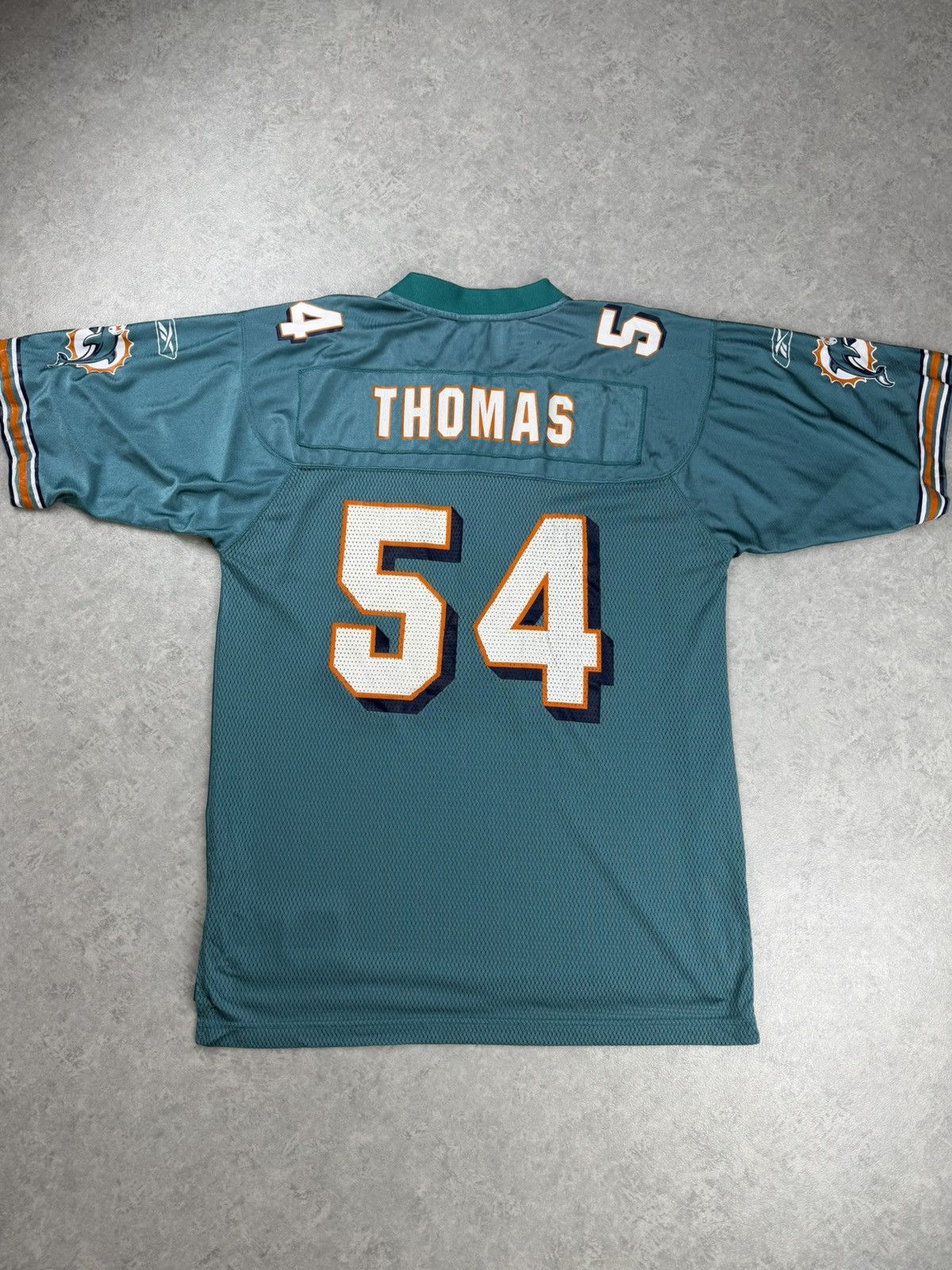 NFL Vintage Reebok Miami Dolphins #54 Thomas Zach NFL Jersey Size US M / EU 48-50 / 2 - 11 Thumbnail