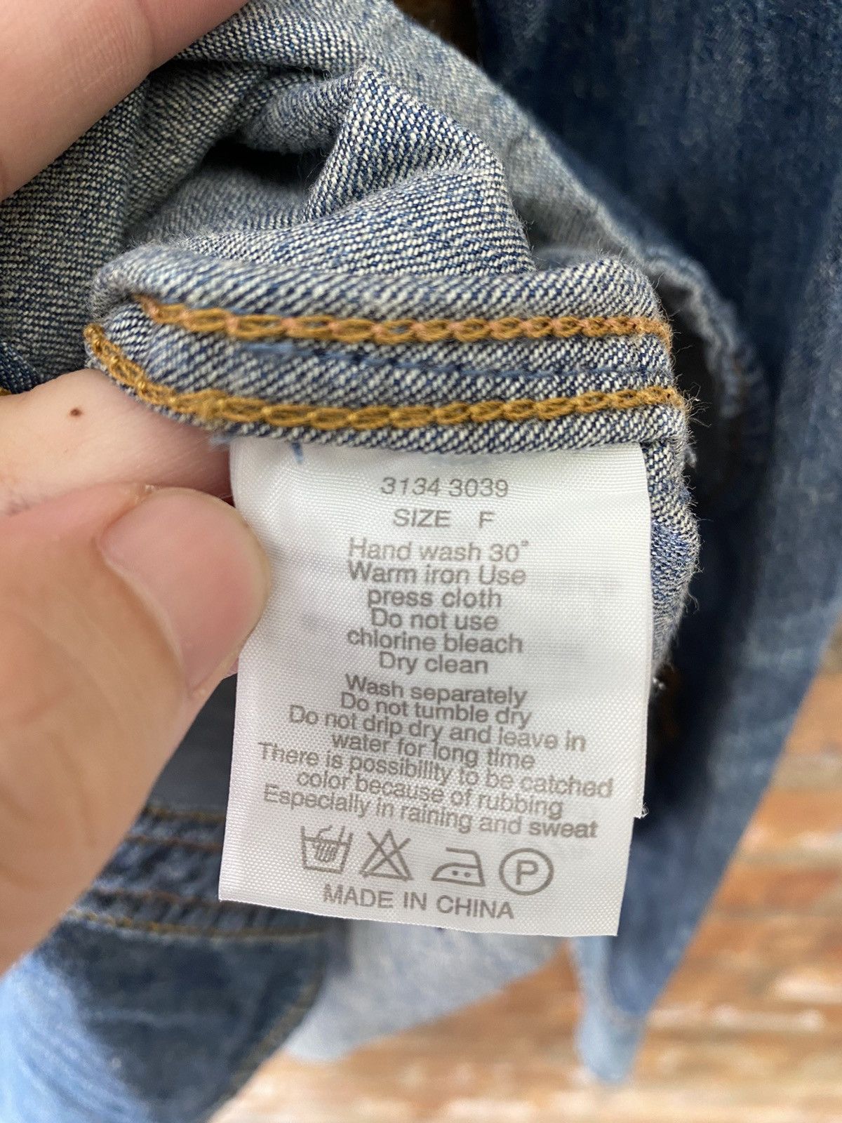 GOA Vtg G.O.A distressed wash western shirt Size US S / EU 44-46 / 1 - 18 Thumbnail