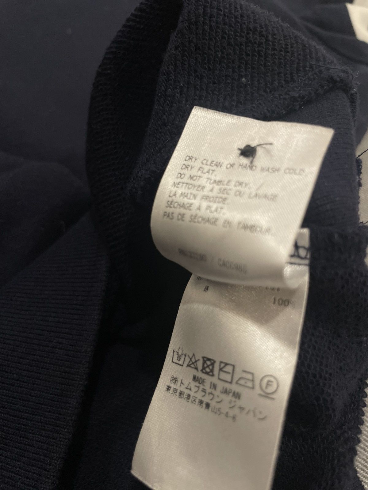 Thom Browne Thom Browne Classic Loopback 4-Bar Sweatshirt Size US M / EU 48-50 / 2 - 9 Thumbnail