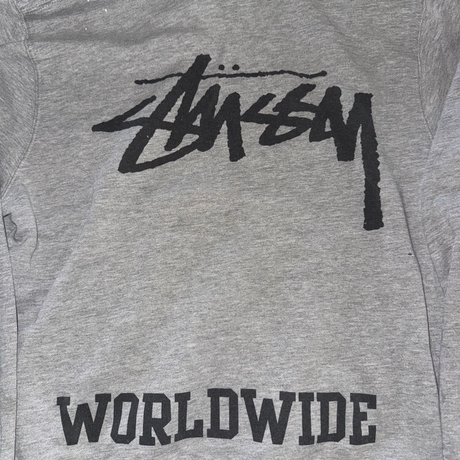 Stussy × Vintage Vintage Stussy Hoodie Grey Medium Made In USA Size US M / EU 48-50 / 2 - 10 Thumbnail