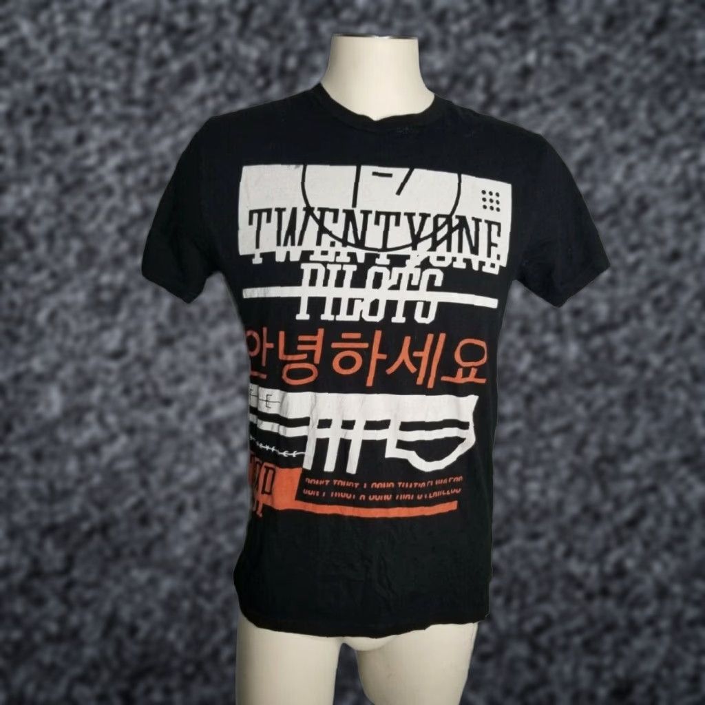 Vintage RockMe T-Shirt Teens M Black 21 Pilots Connector Distressed Graphic Tee Band Tee Size US M / EU 48-50 / 2 - 1 Thumbnail