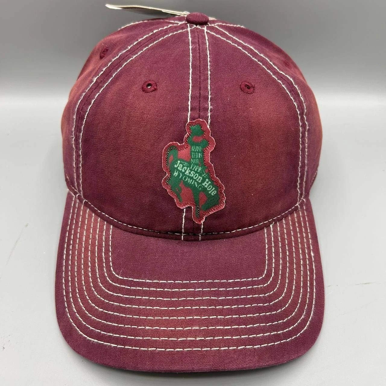 The Game Jackson Hole Wyoming Hat Men Red The Game Strap Back Cotton Size ONE SIZE - 1 Thumbnail