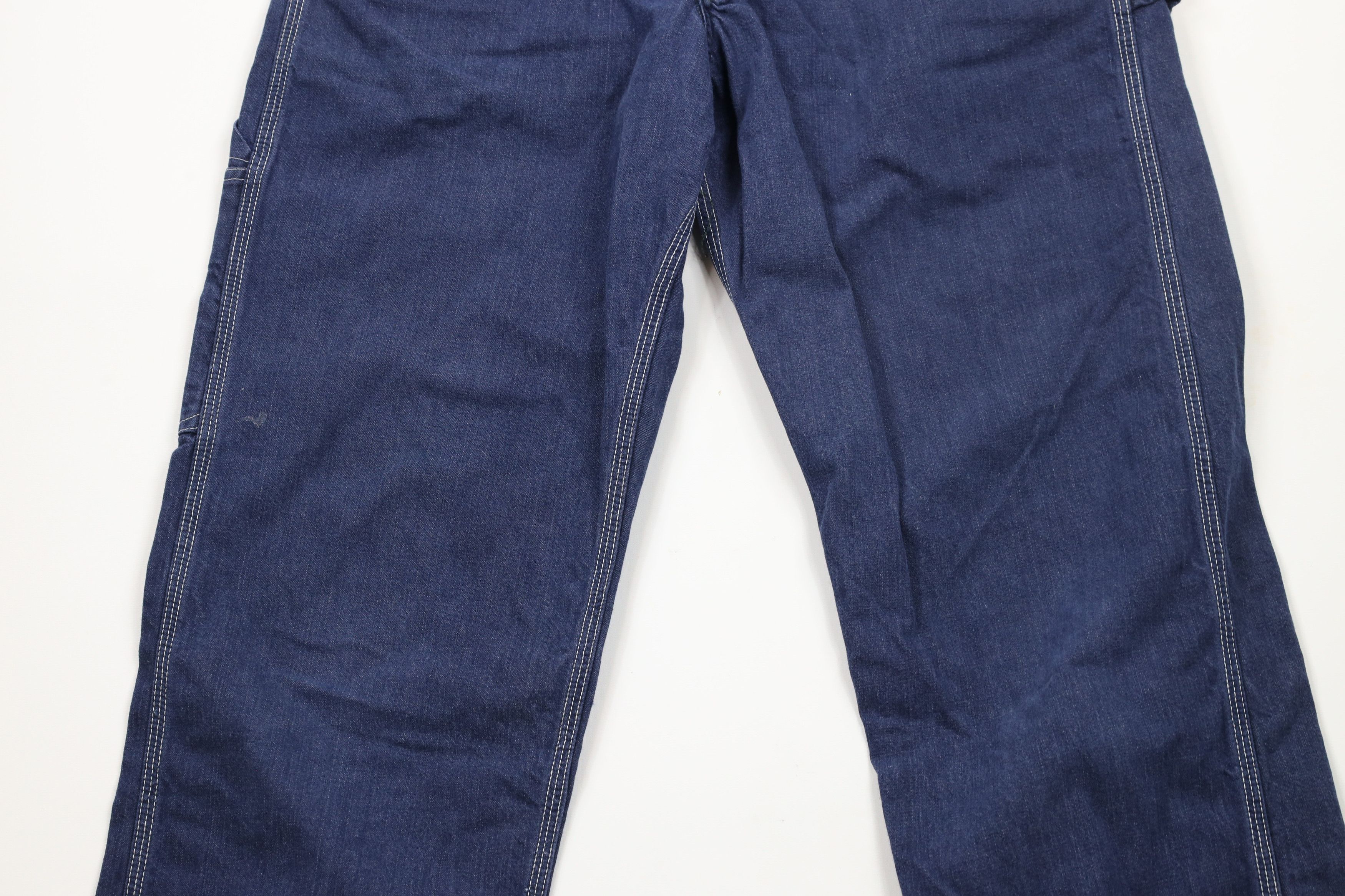 Vintage Vintage 60s 70s Streetwear Wide Leg Dungaree Denim Jeans Size US 32 / EU 48 - 3 Thumbnail