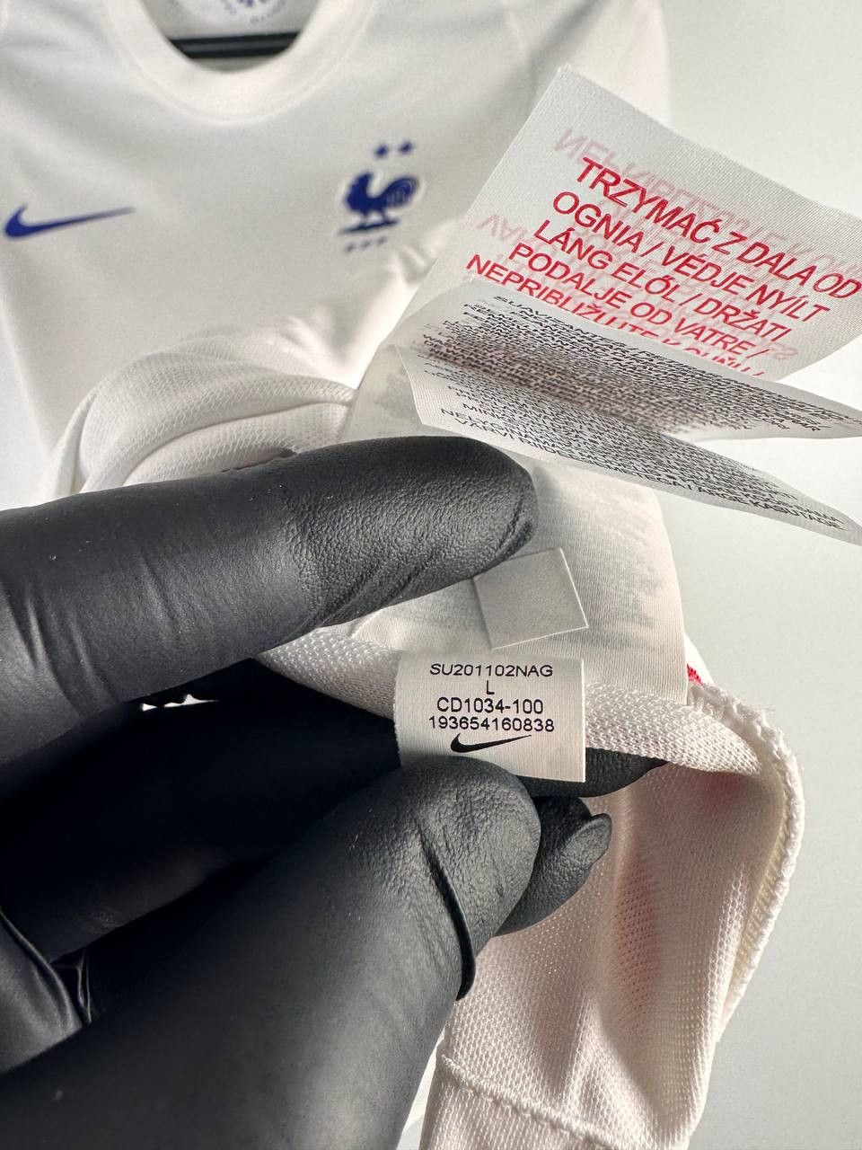 Nike France National Team Nike CD0699-100 Away Jersey 2018/19 S Size US S / EU 44-46 / 1 - 2 Thumbnail