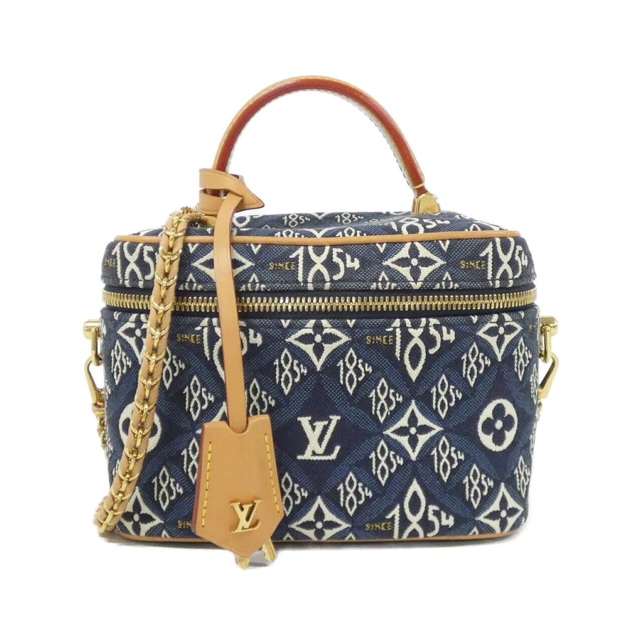 Louis Vuitton Louis Vuitton Louis Vuitton Since1854 Vanity Jacquard Canvas Bag Textile Vanity Bag M57403 DUTY FREE for USA Size ONE SIZE - 1 Thumbnail